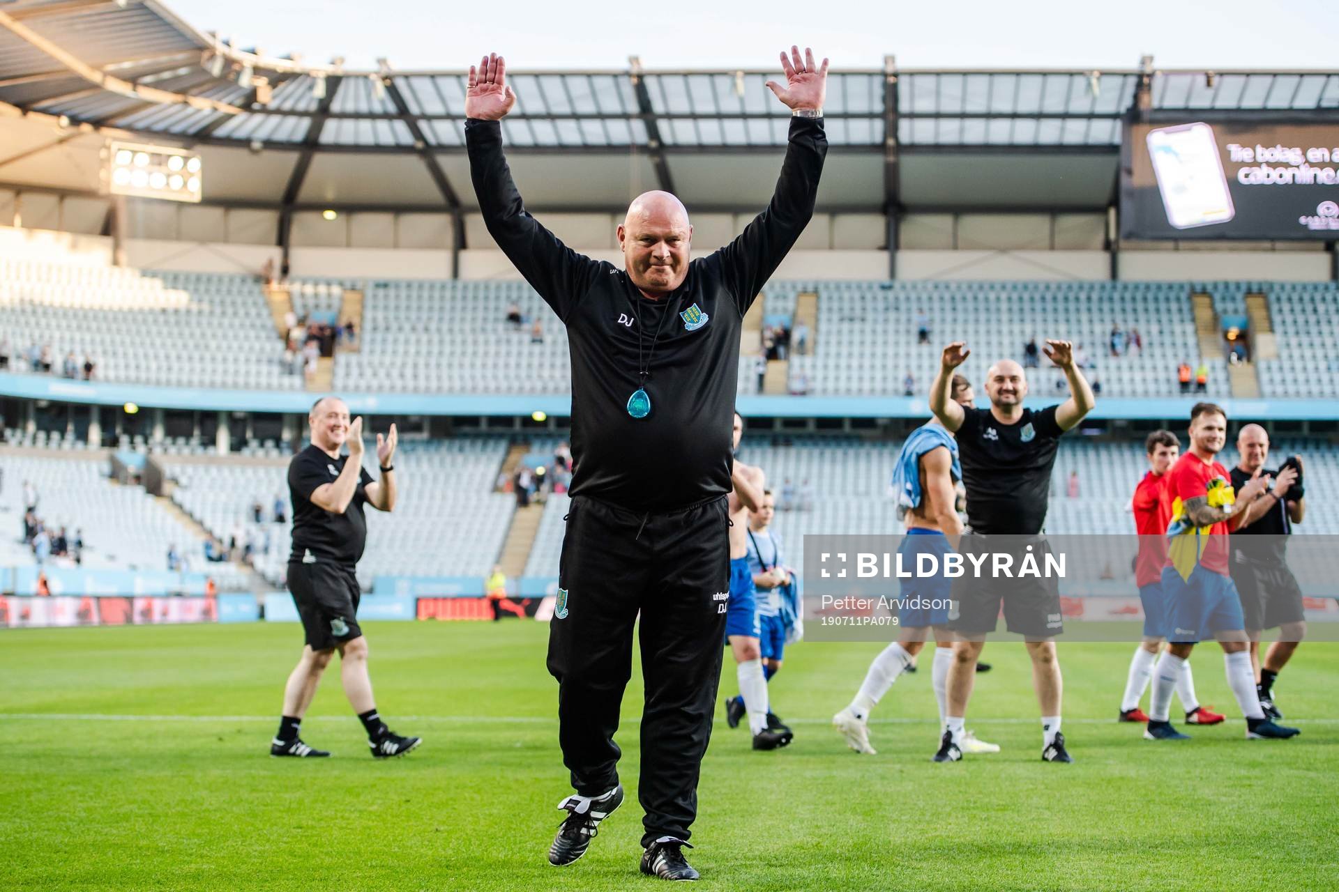 David Jeffrey, head coach of Ballymena United thank