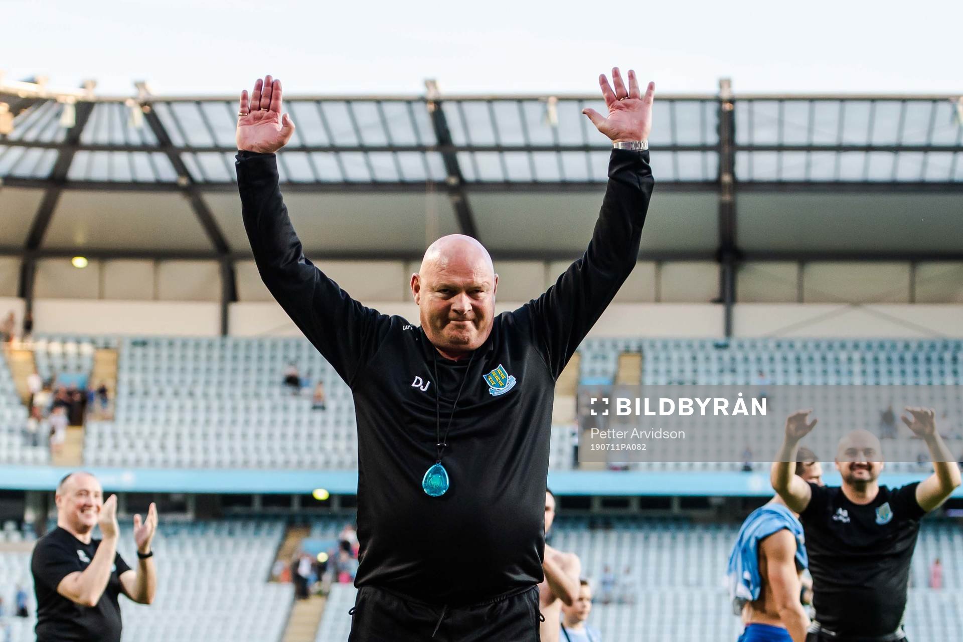 David Jeffrey, head coach of Ballymena United thank