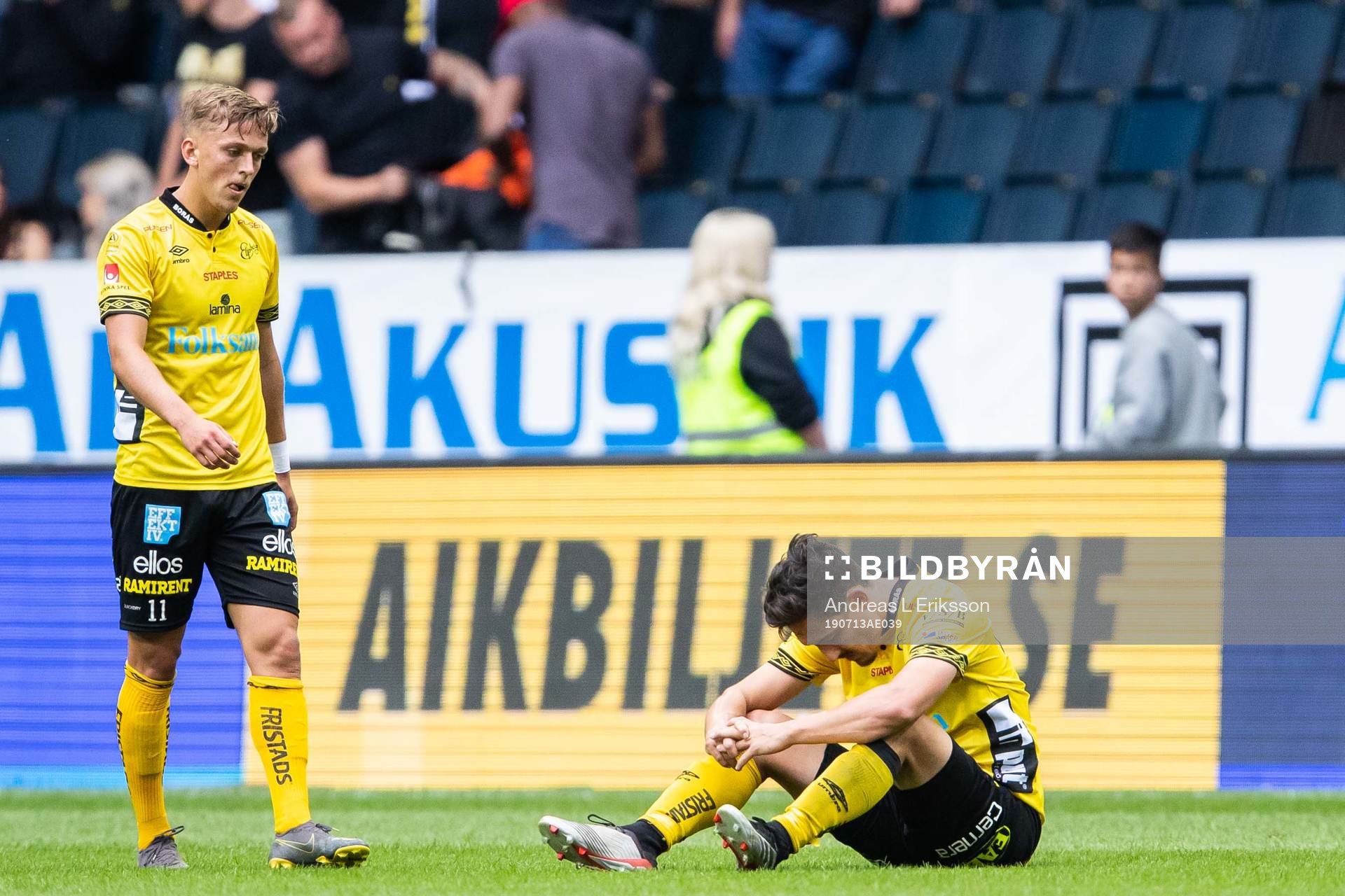 Elfsborgs Jesper Karlsson och Stefan Ishizaki deppar