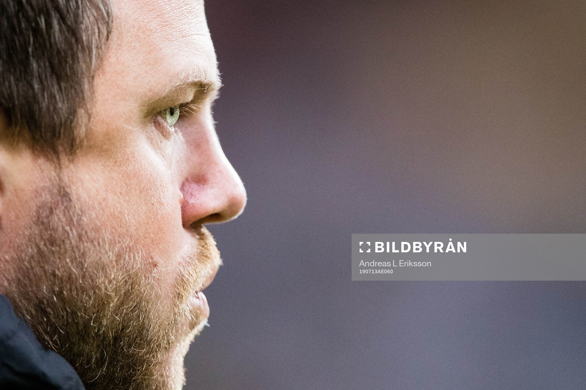 Elfsborgs manager Jimmy Thelin innan fotbollsmatchen i