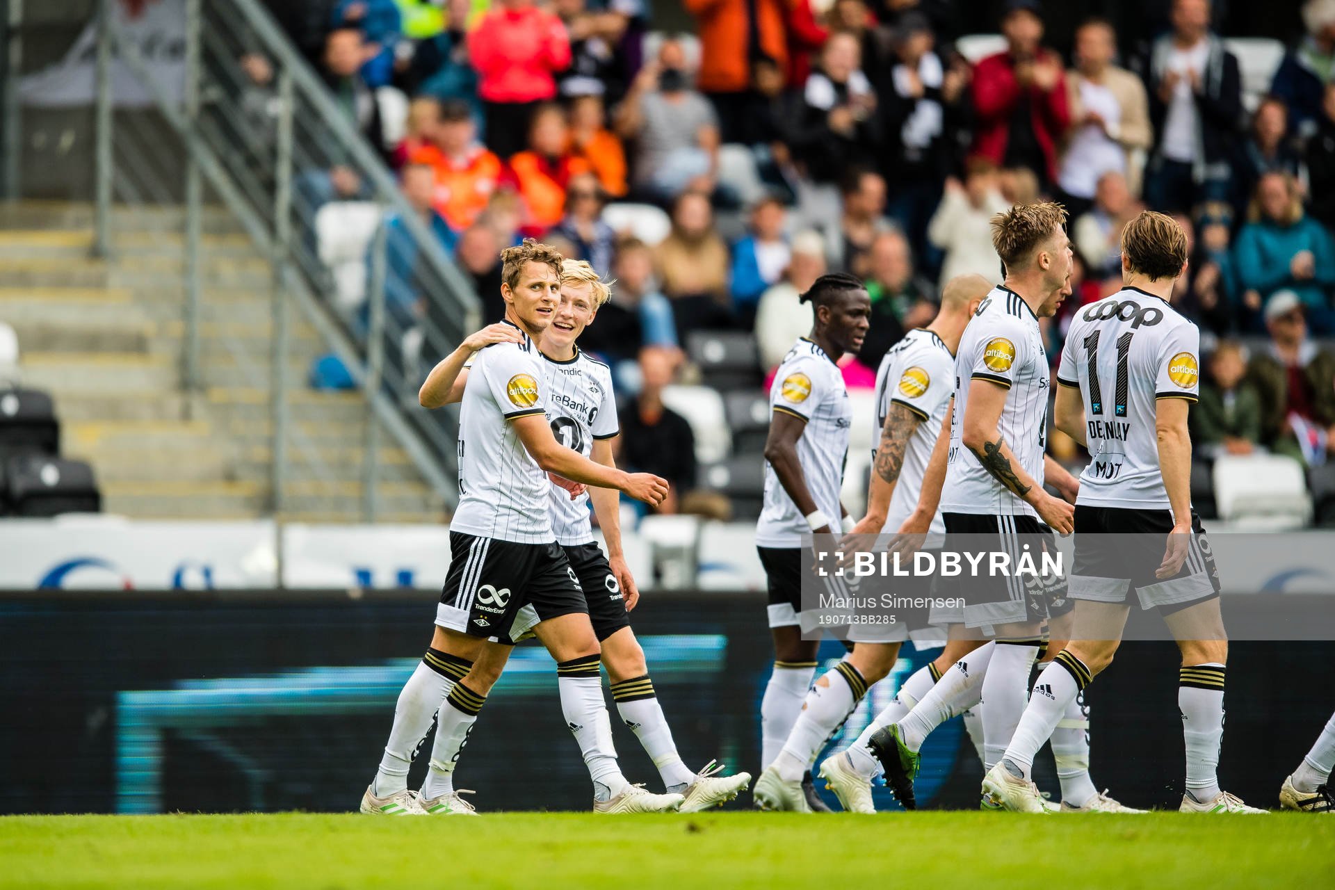 Vegar Eggen Hedenstad of Rosenborg celebrates