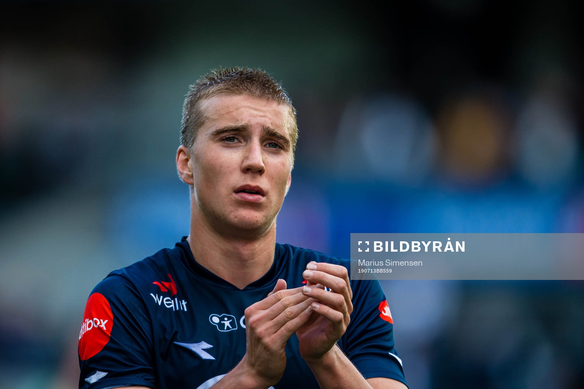 Kristian Thorstvedt of Viking looks dejected