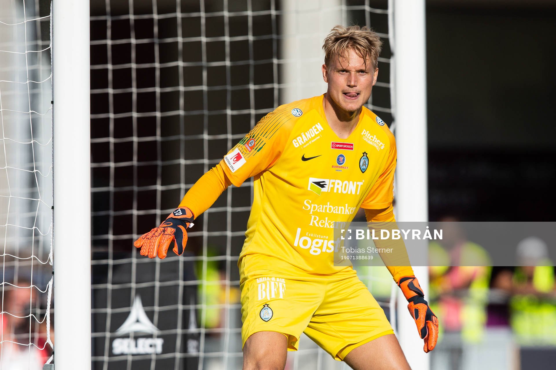 AFC Eskilstunas målvakt Ole Söderberg