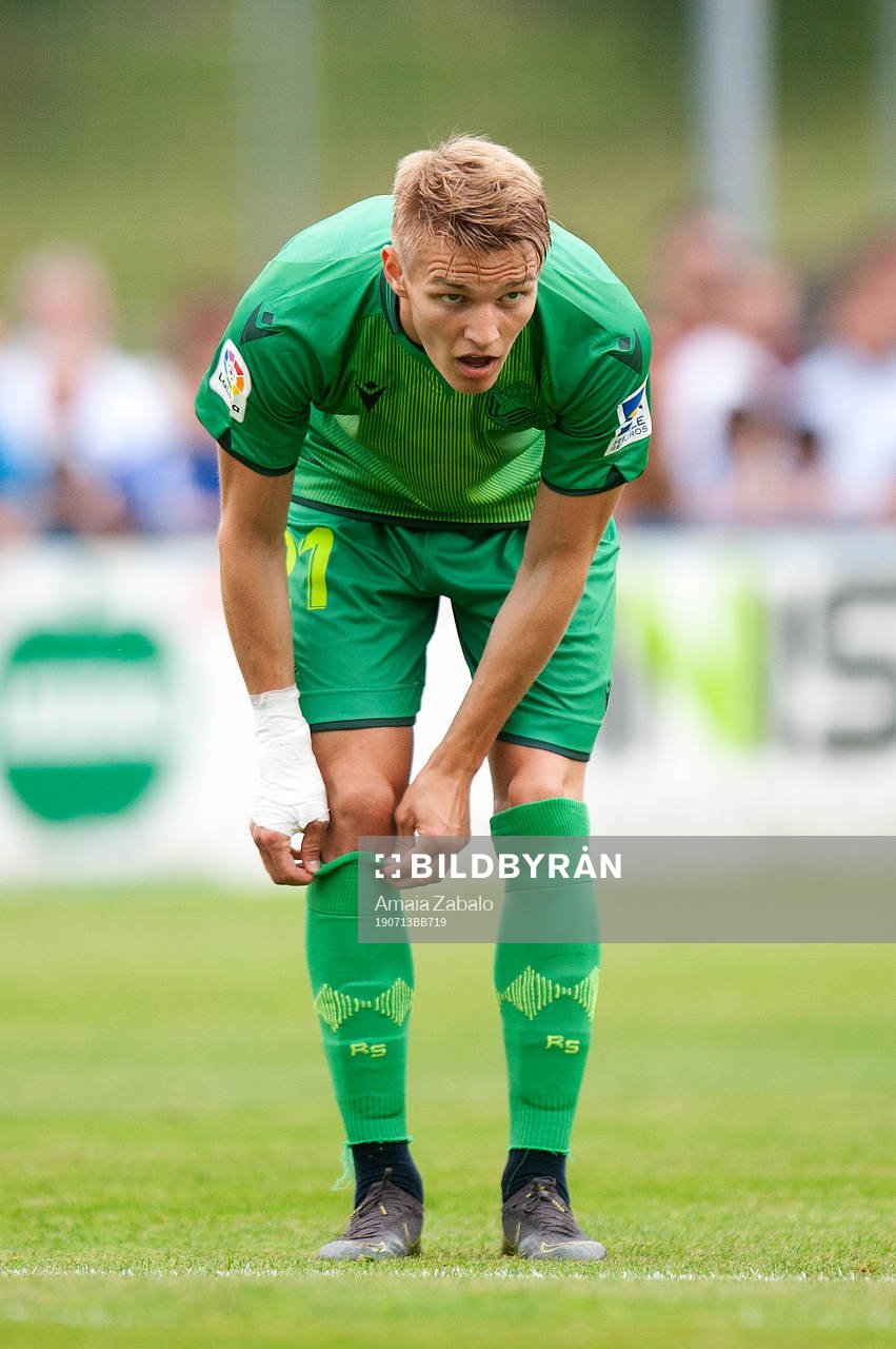 Martin Ødegaard of Real Sociedad