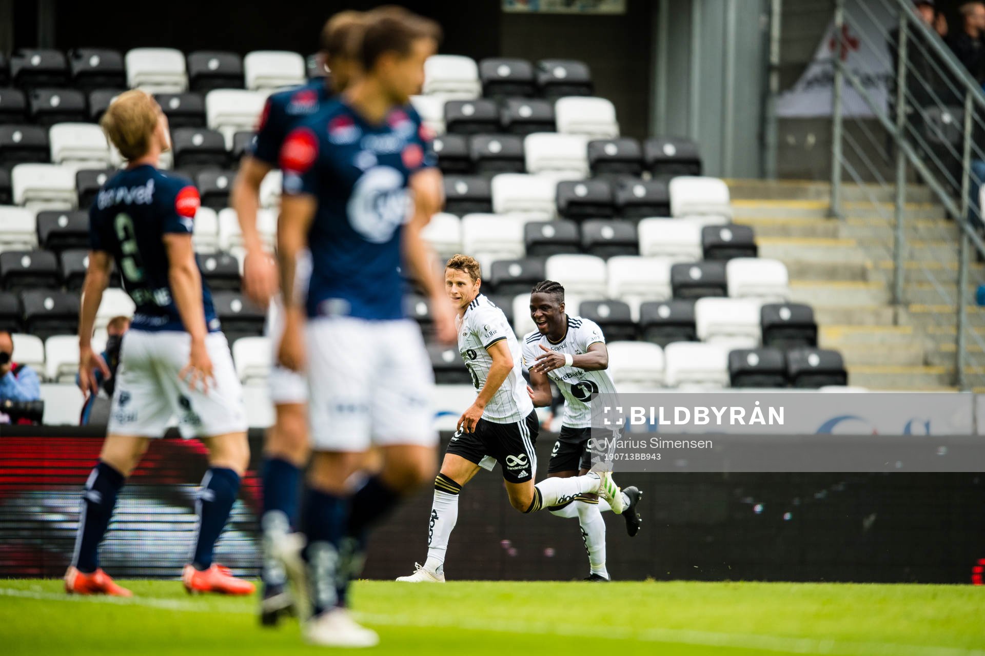Vegar Eggen Hedenstad of Rosenborg celebrates