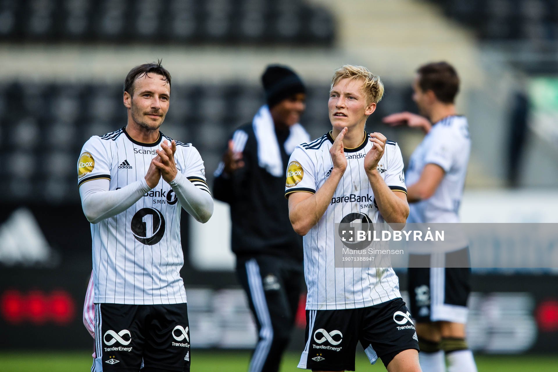 Mike Lindemann Jensen and Birger Solberg Meling of Rosenborg