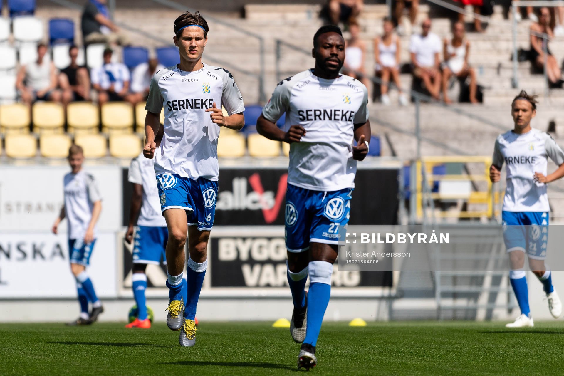 IFK Göteborgs Rasmus Wikström före fotbollsmatchen i