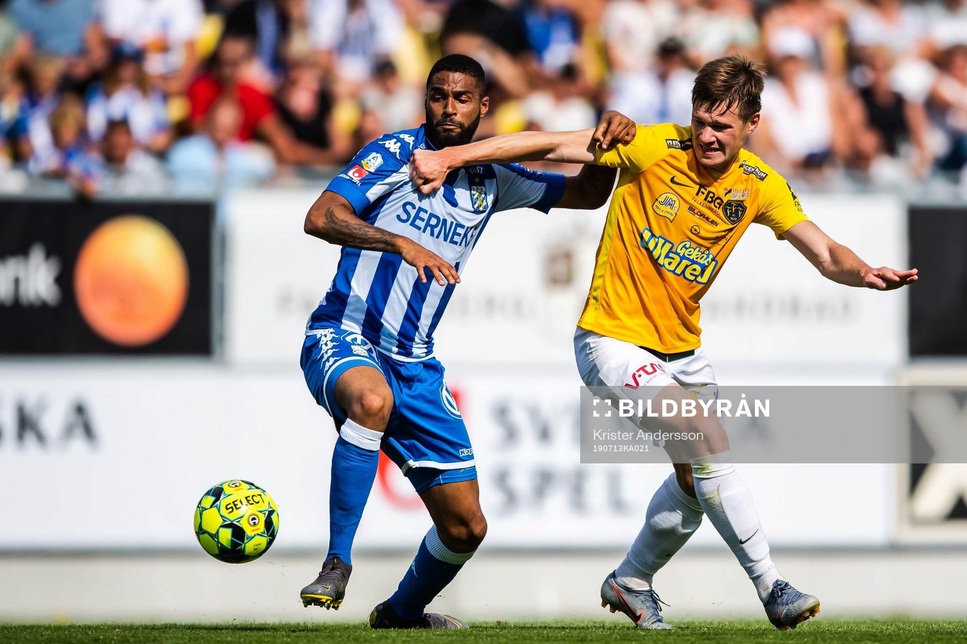 IFK Göteborgs Kristopher Da Graca och Falkenbergs Kirill