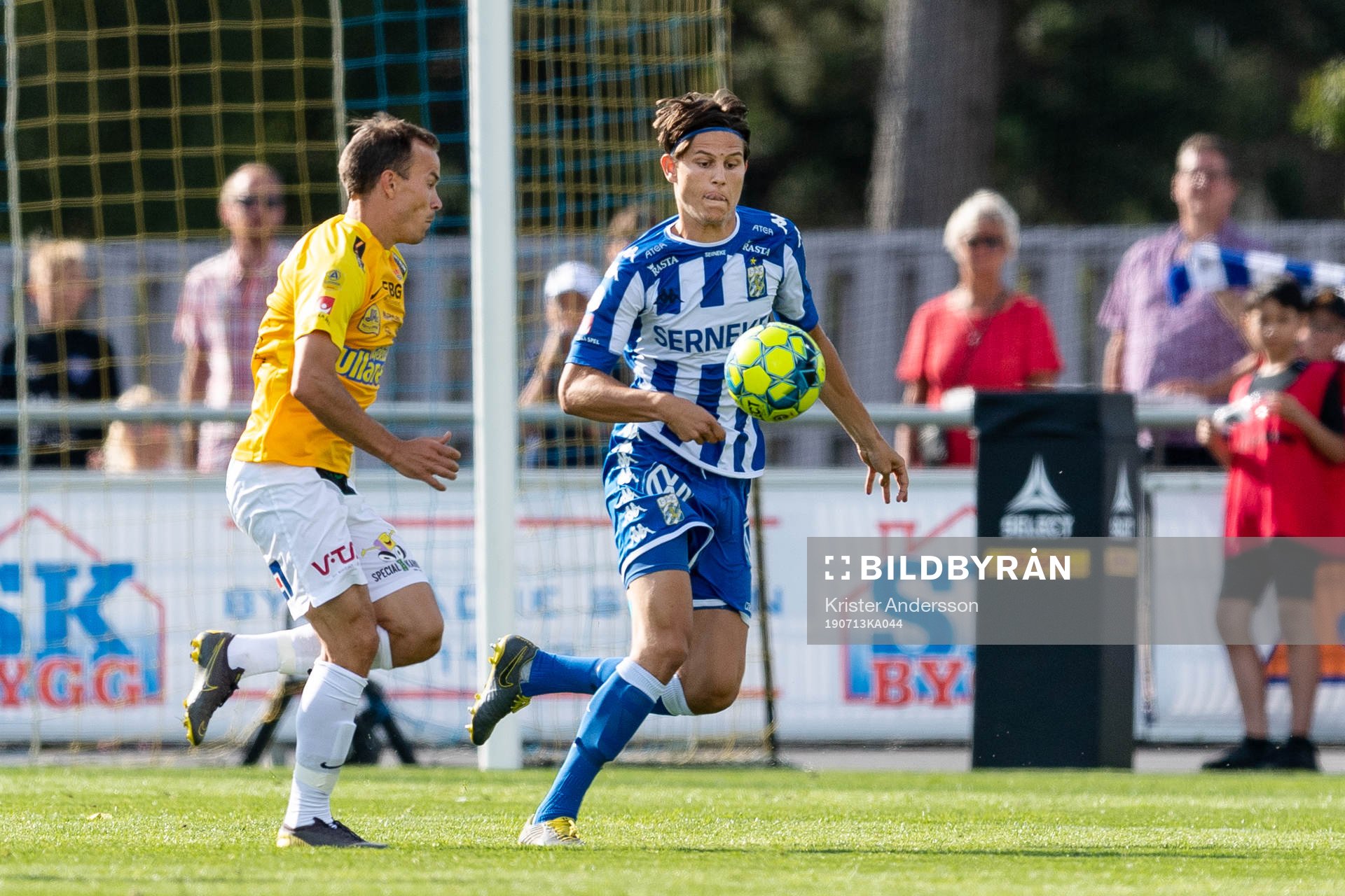 Falkenbergs Anton Wede och IFK Göteborgs Rasmus Wikström