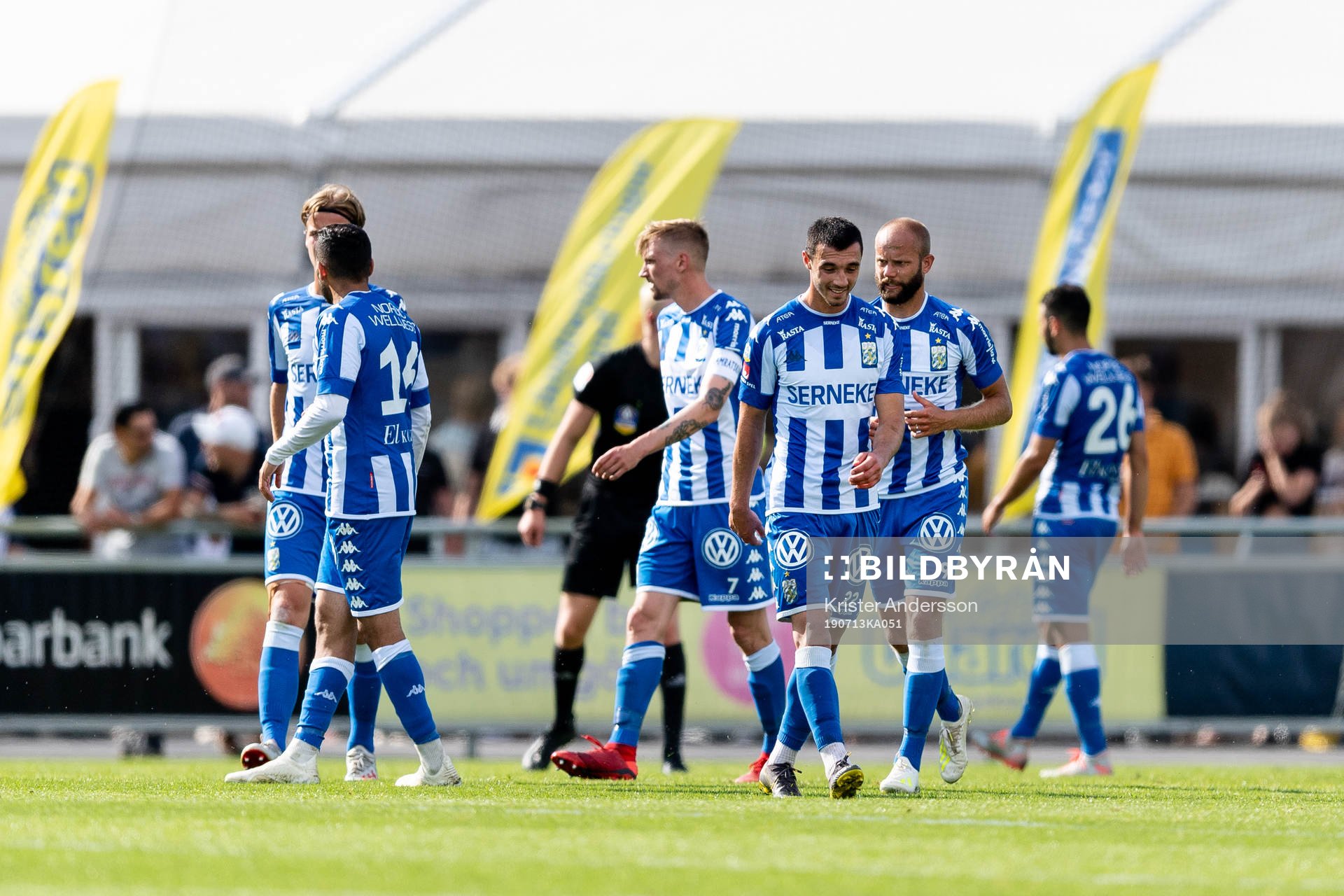 IFK Göteborgs spelare deppar