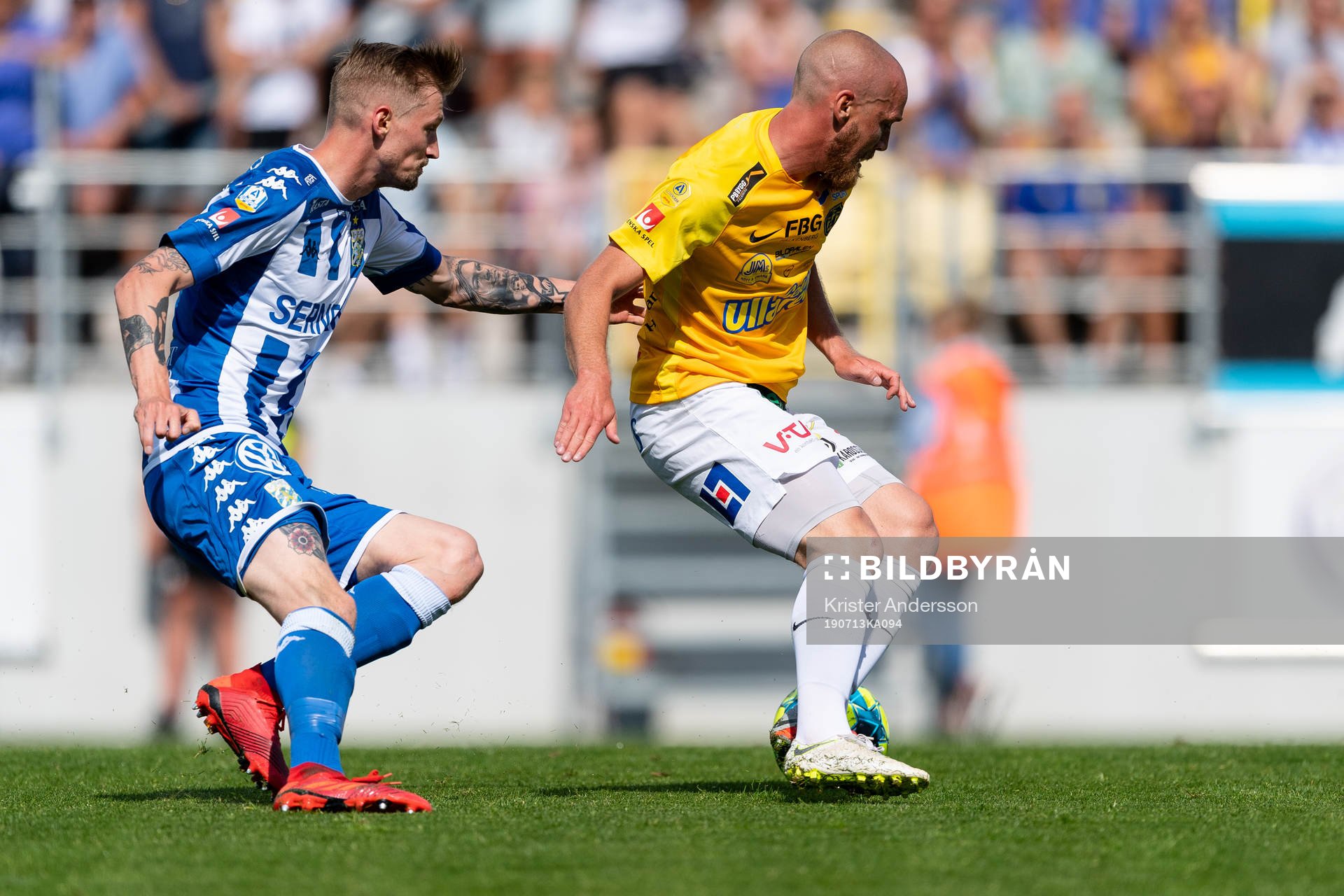 IFK Göteborgs Sebastian Eriksson och Falkenbergs
