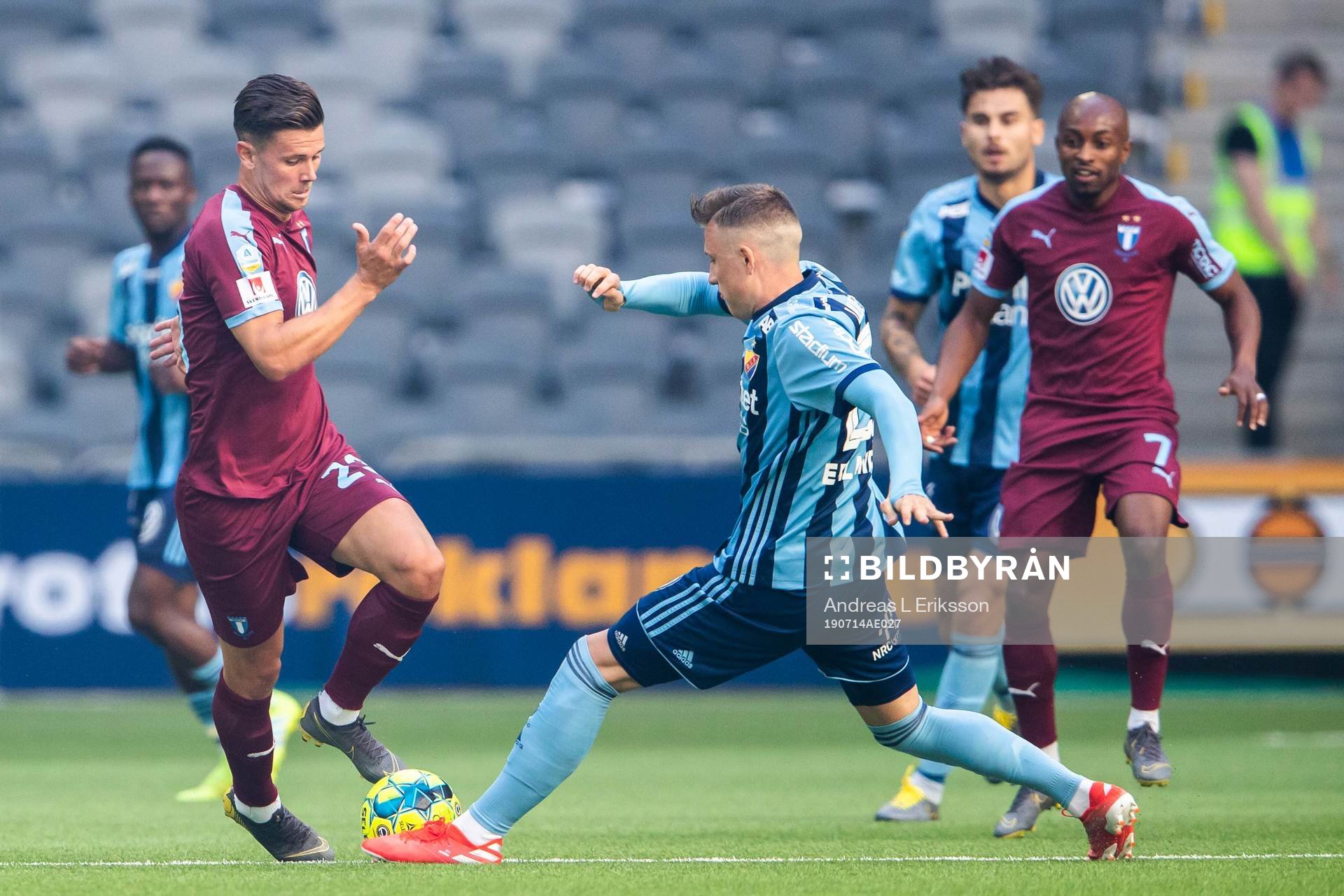 Malmö FFs Marcus Antonsson och Djurgårdens Fredrik