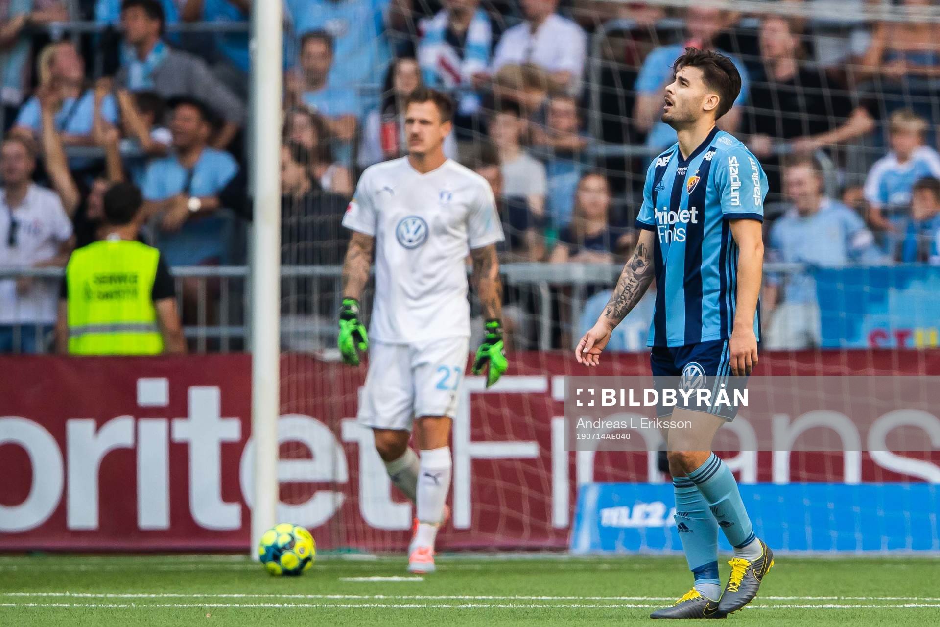 Djurgårdens Astrit Ajdarevic deppar