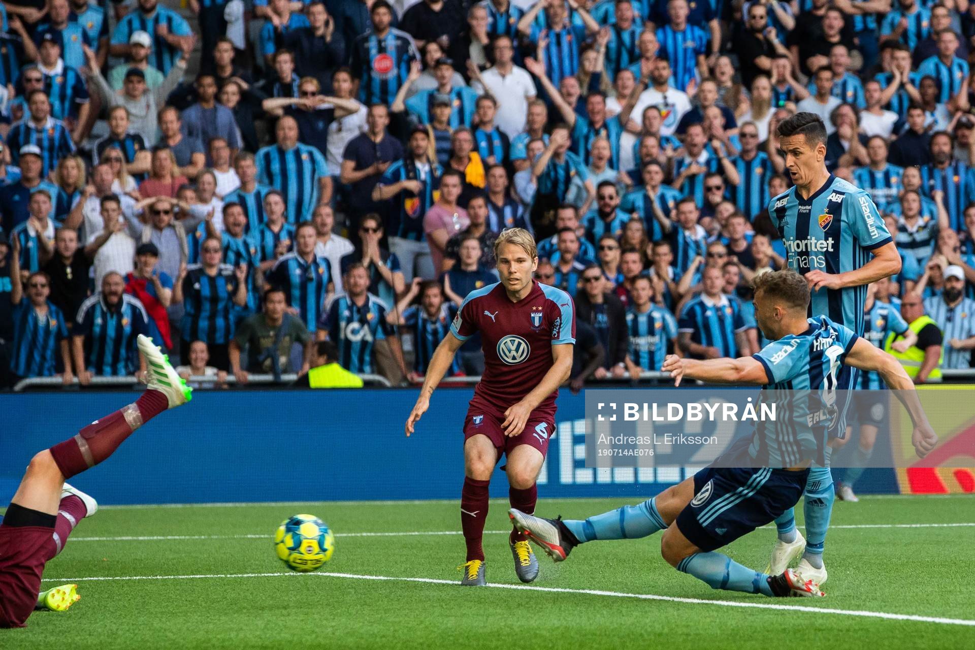 Djurgårdens Jesper Karlström gör 1-1