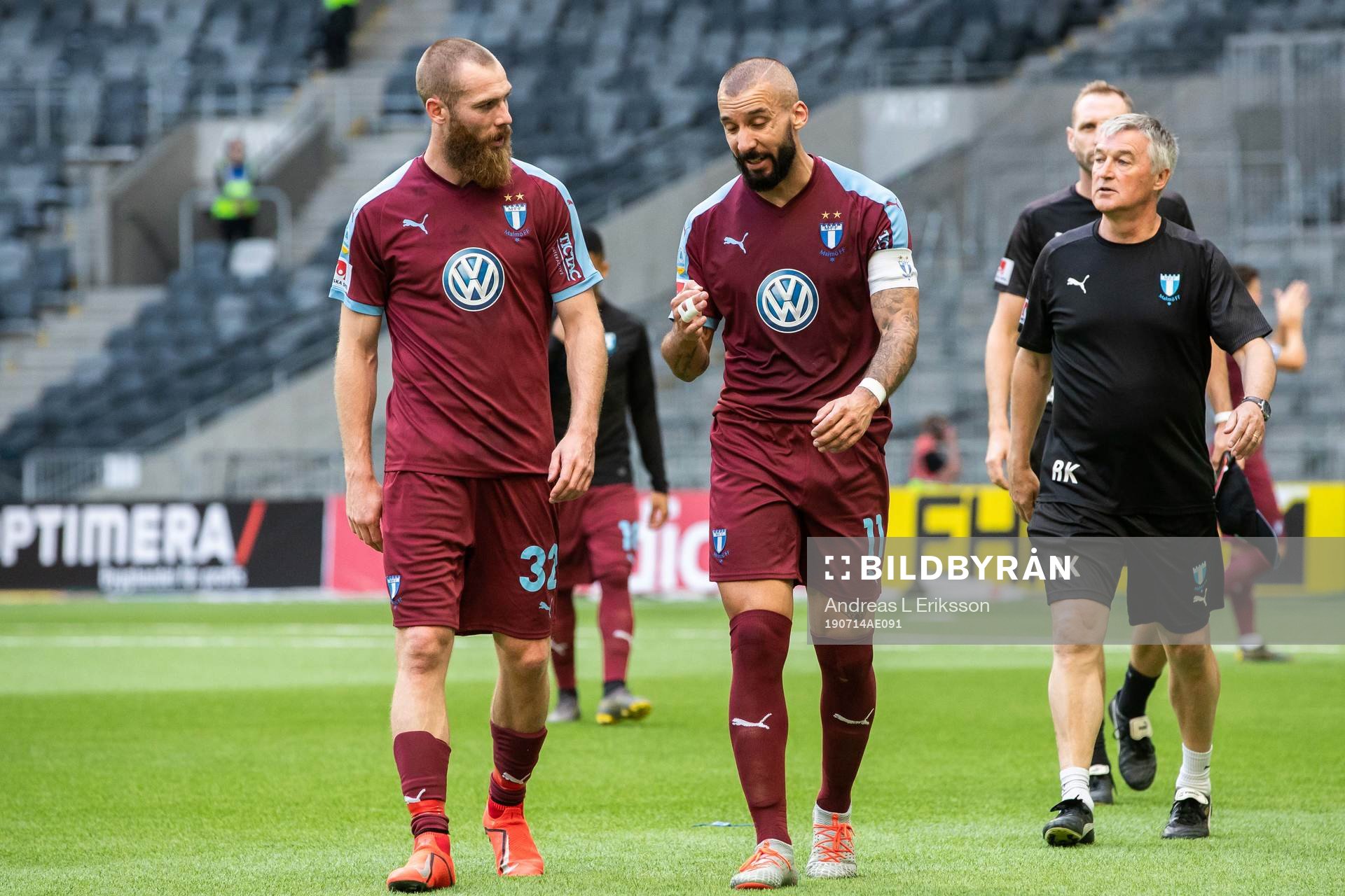 Malmö FFs Jo Inge Berget och Guillermo Molins