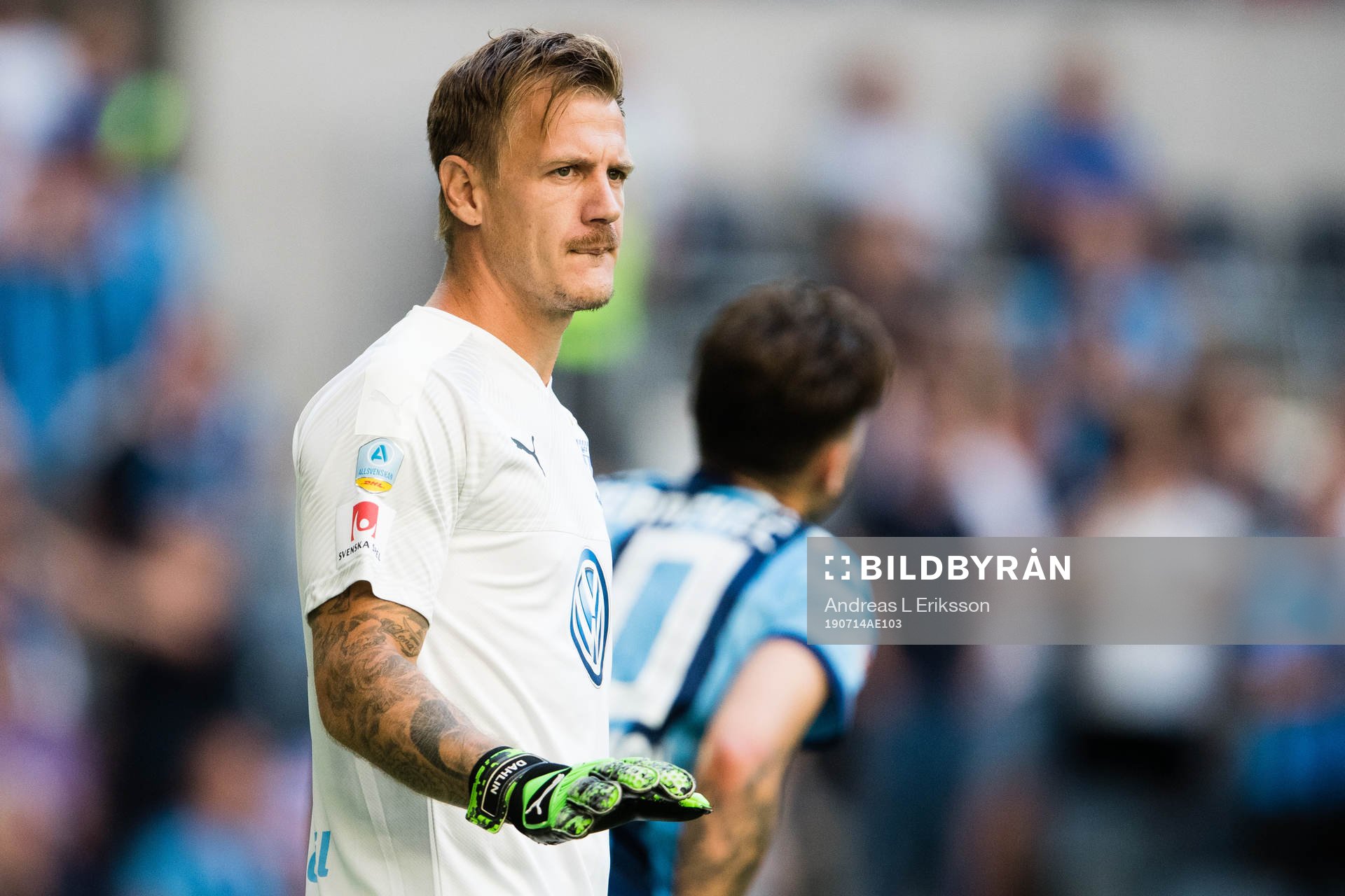 Malmö FFs målvakt Johan Dahlin