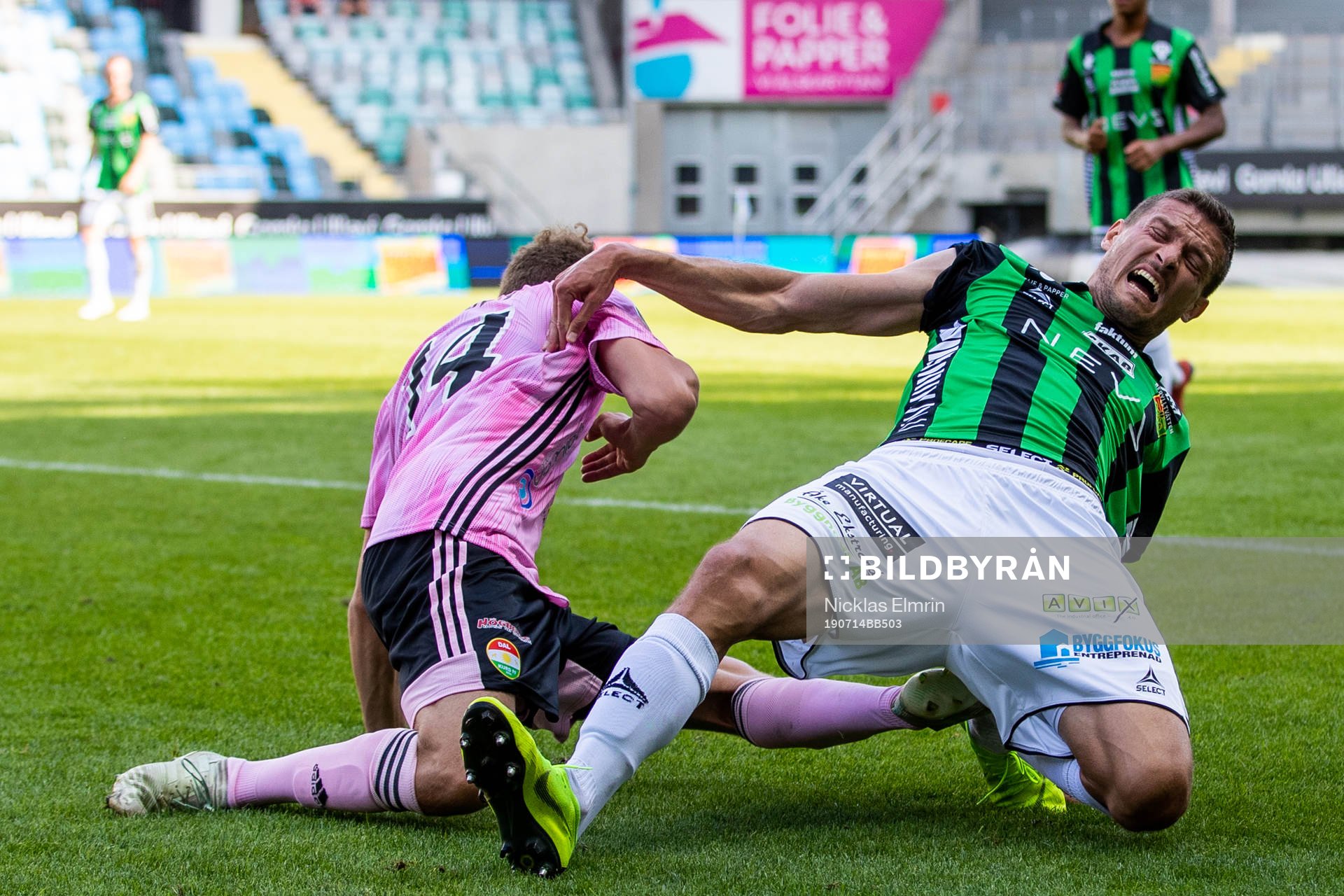 GAIS Nikola Asceric mot Dalkurds Christopher McVey