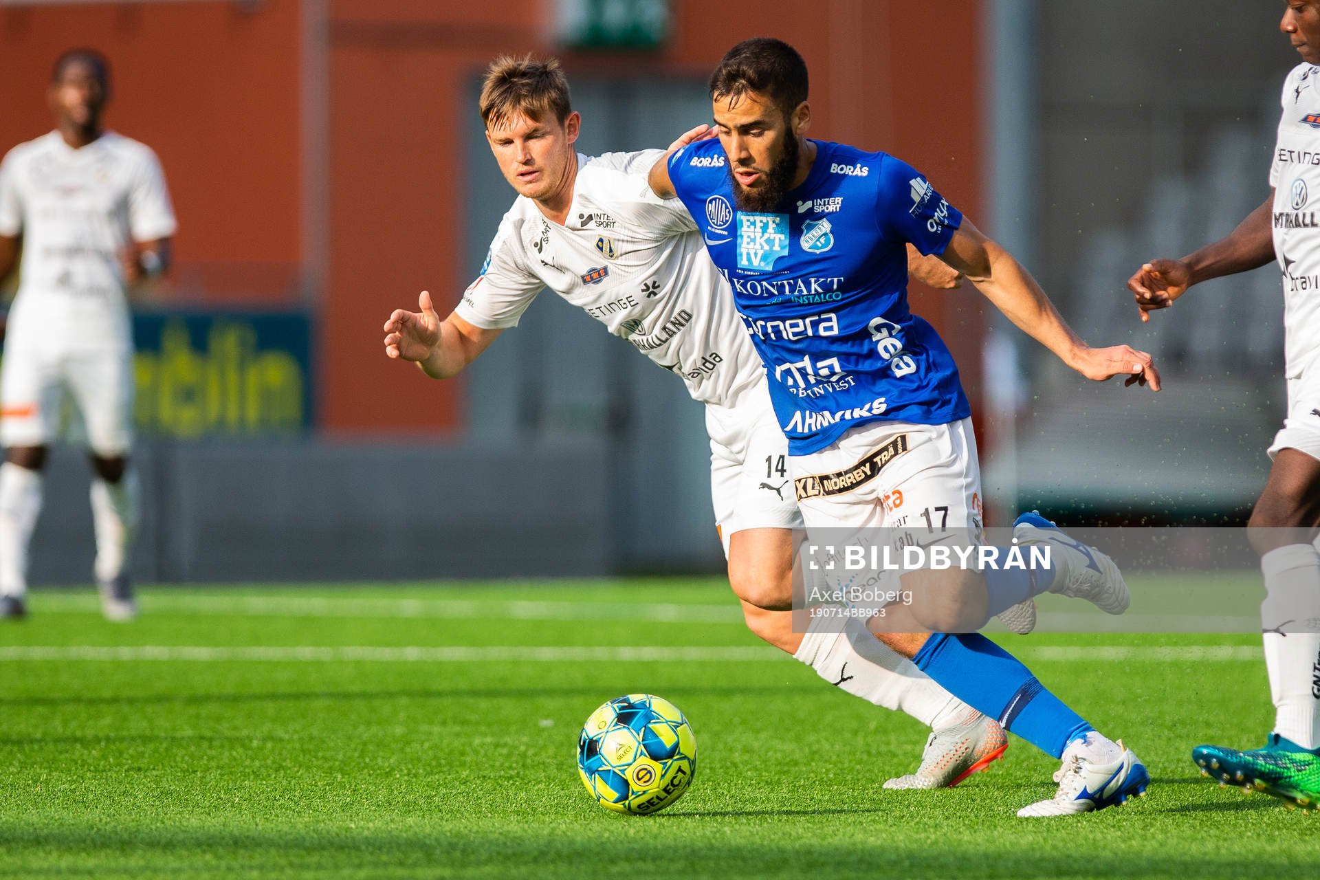 Halmstads Jonathan Svedberg och Norrbys Jasen Khayat