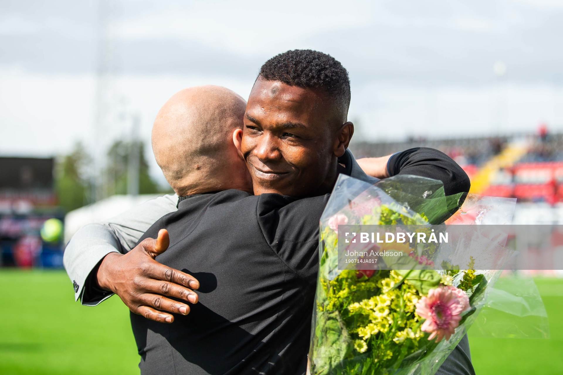 Östersunds Alhaji Gero uppmärksammas i halvtid
