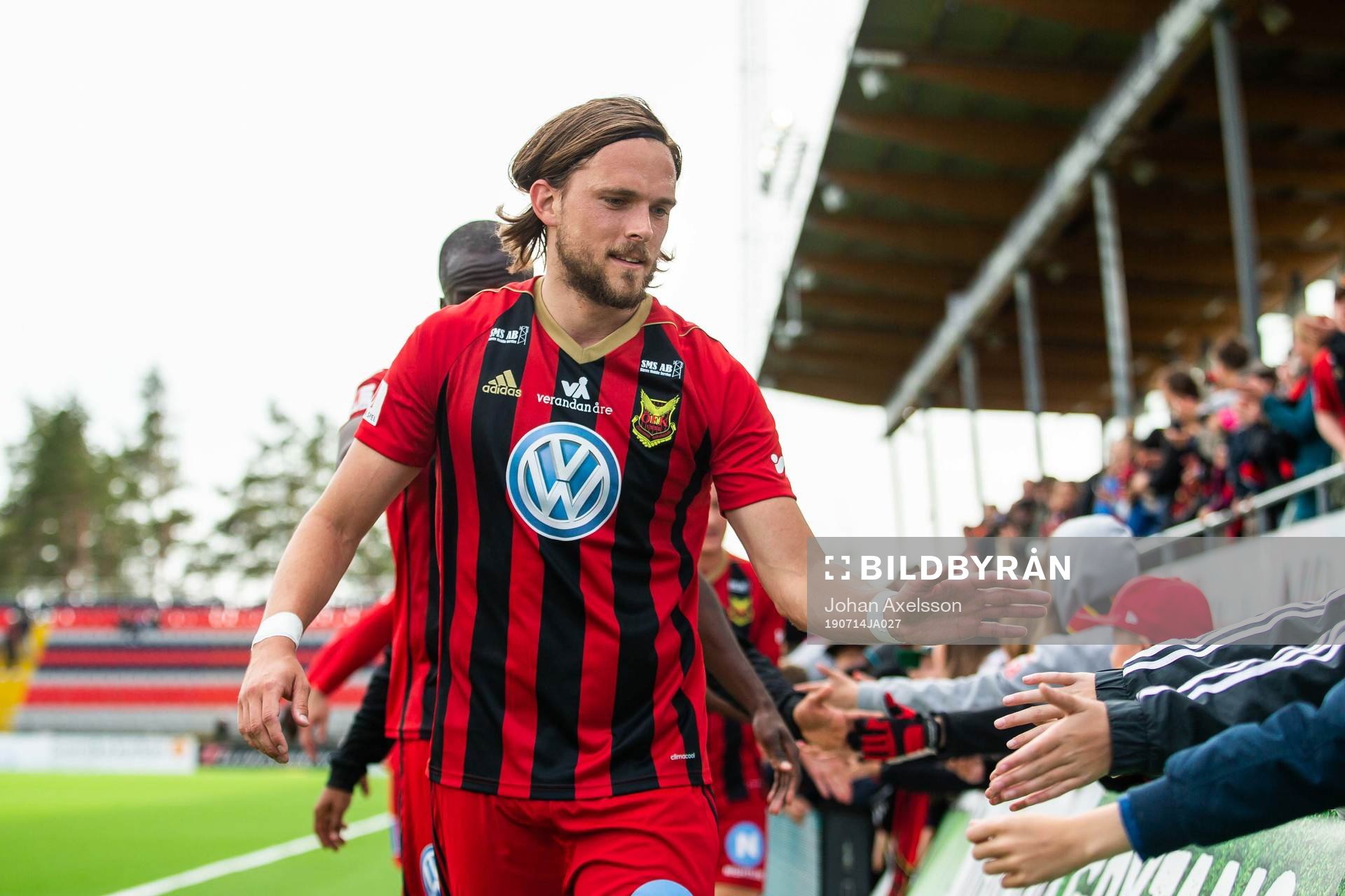 Östersunds Tom Pettersson jublar