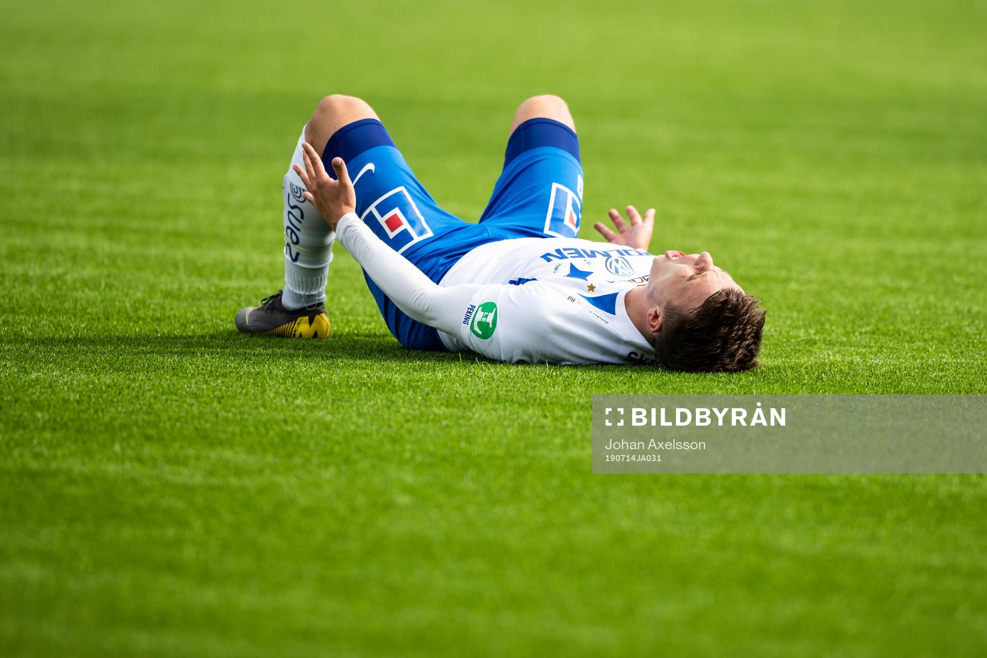 IFK Norrköpings Simon Skrabb deppar fotbollsmatchen i
