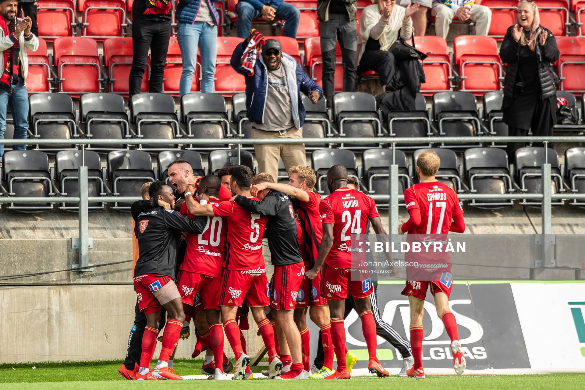'Östersund Jublar när Hosam Aiesh gör 2-1