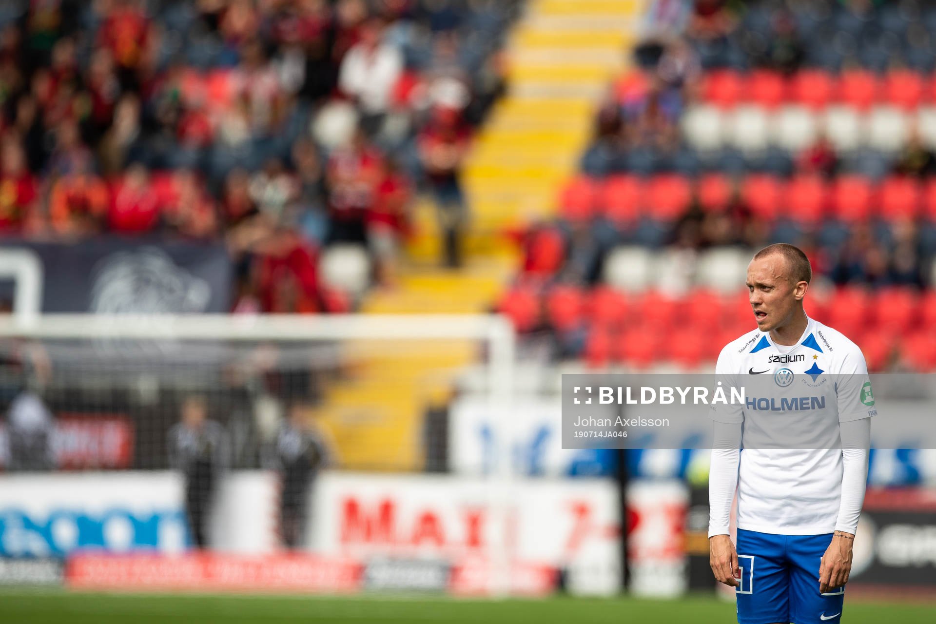 IFK Norrköpings Gudmundur Thórarinsson deppar
