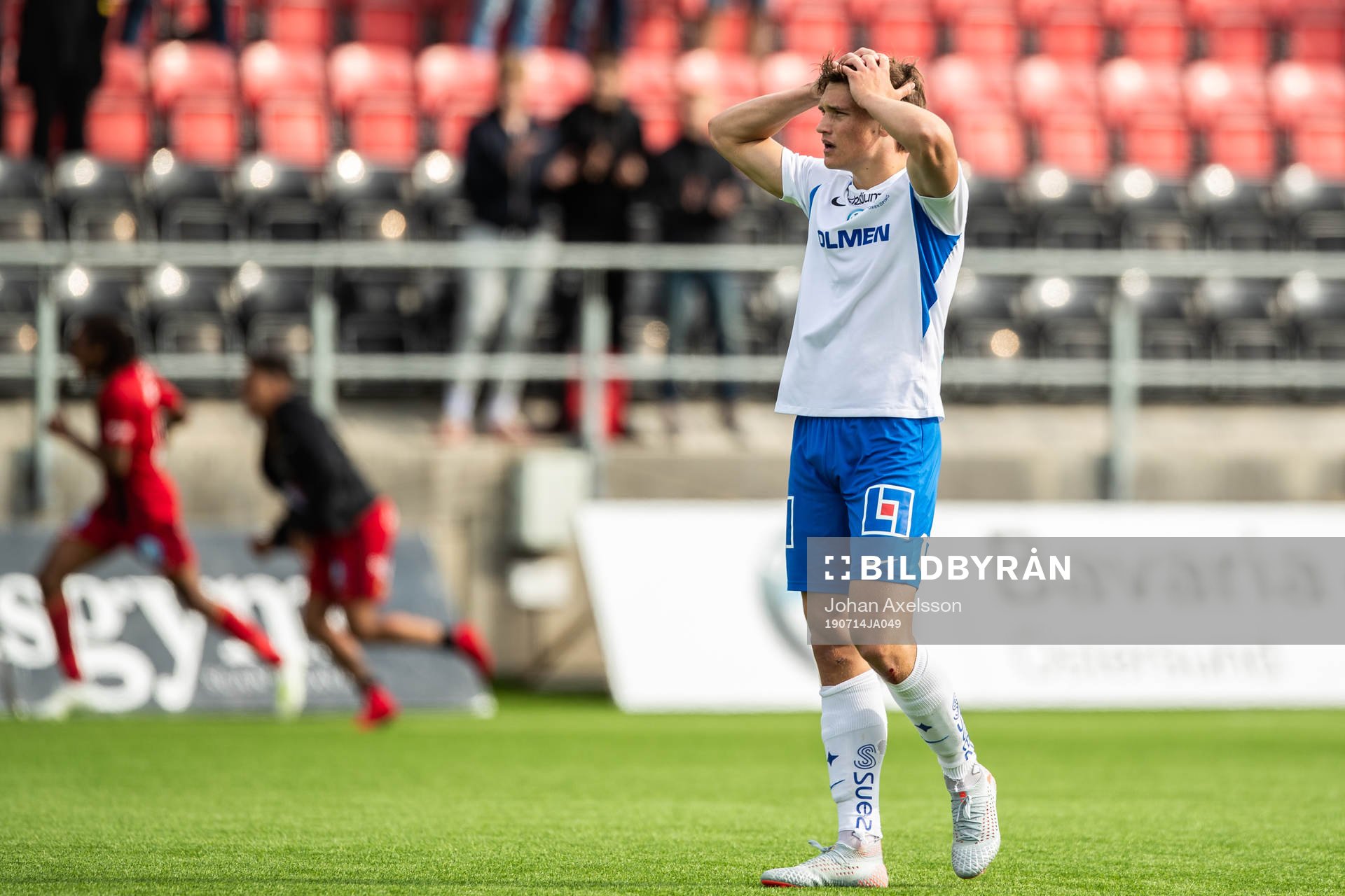 IFK Norrköpings Rasmus Lauritsen deppar