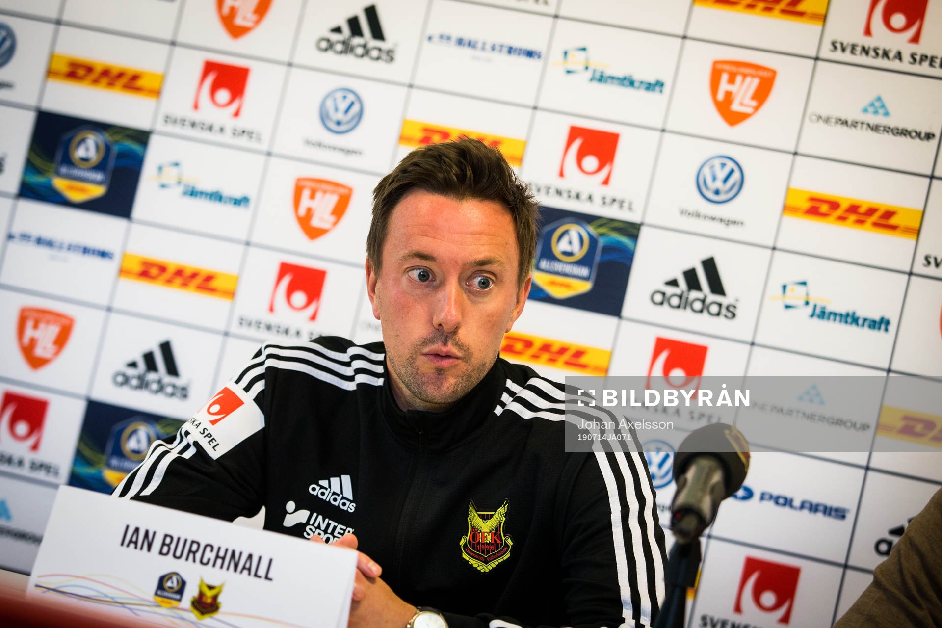 Östersunds tränare Ian Burchnall