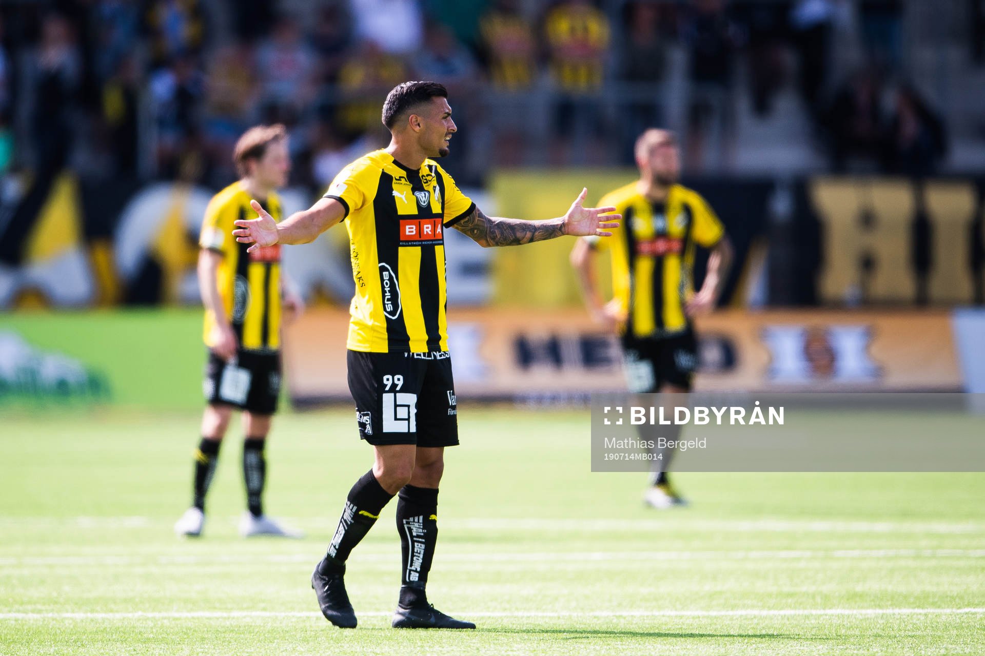 Häckens Ahmed Yasin reagerar