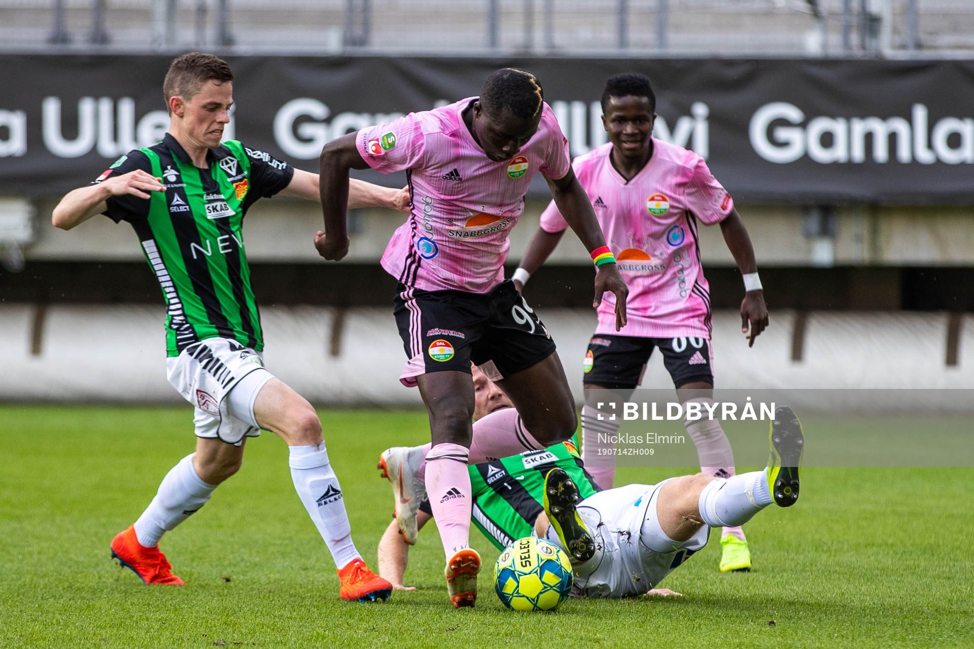 GAIS Aiden Connor Harvey och August Wängberg mot Dalkurds