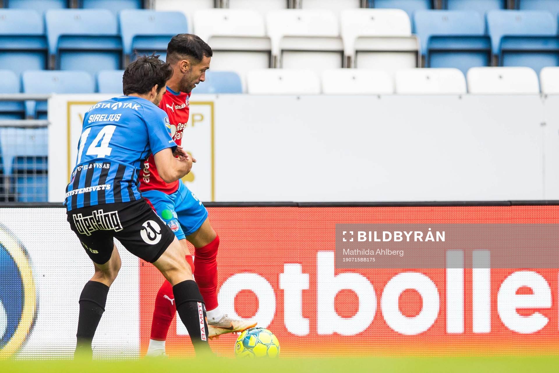 Sirius Ian Sirelius och Helsingborgs David Boysen