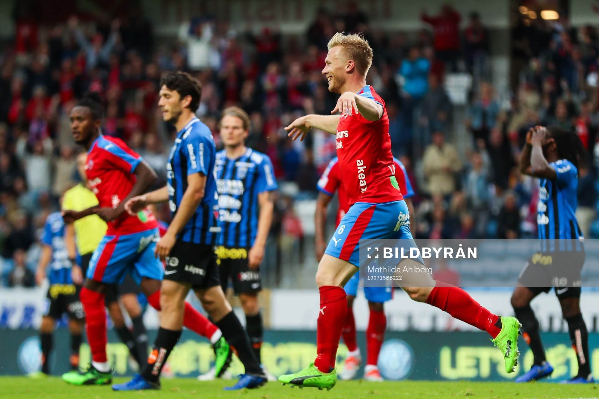 Helsingborgs Andreas Landgren jublar
