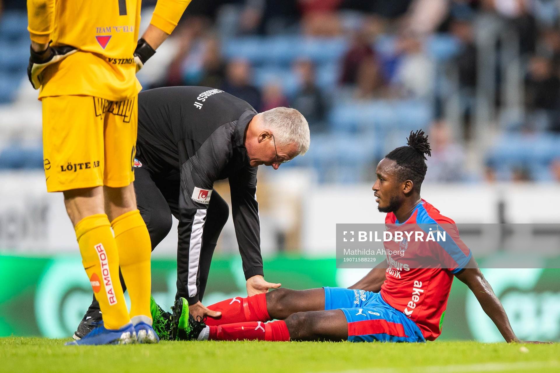 Helsingborgs Mamudu Moro får vård