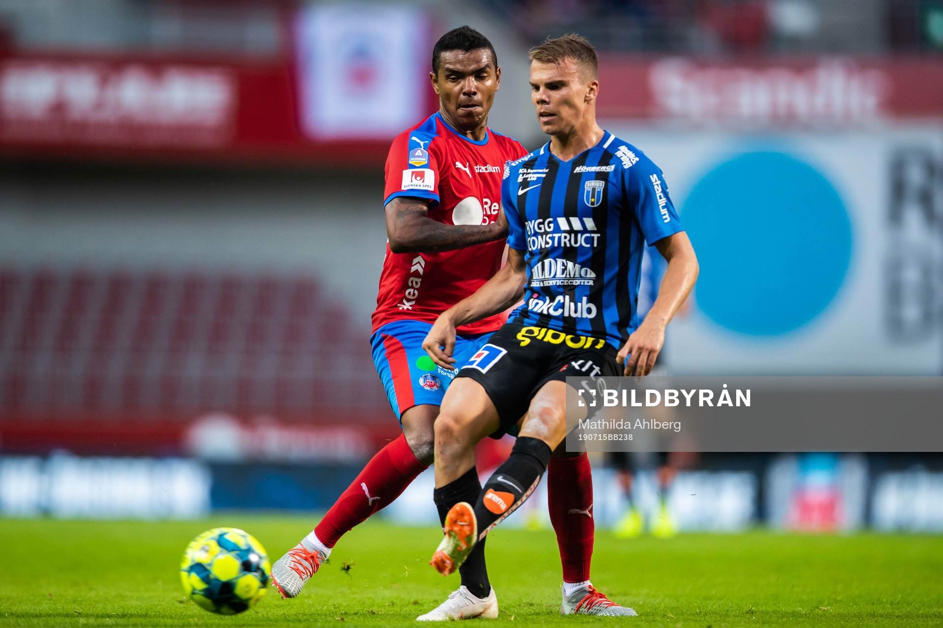 Helsingborgs Wanderson Do Carmo och Sirius Elias Andersson