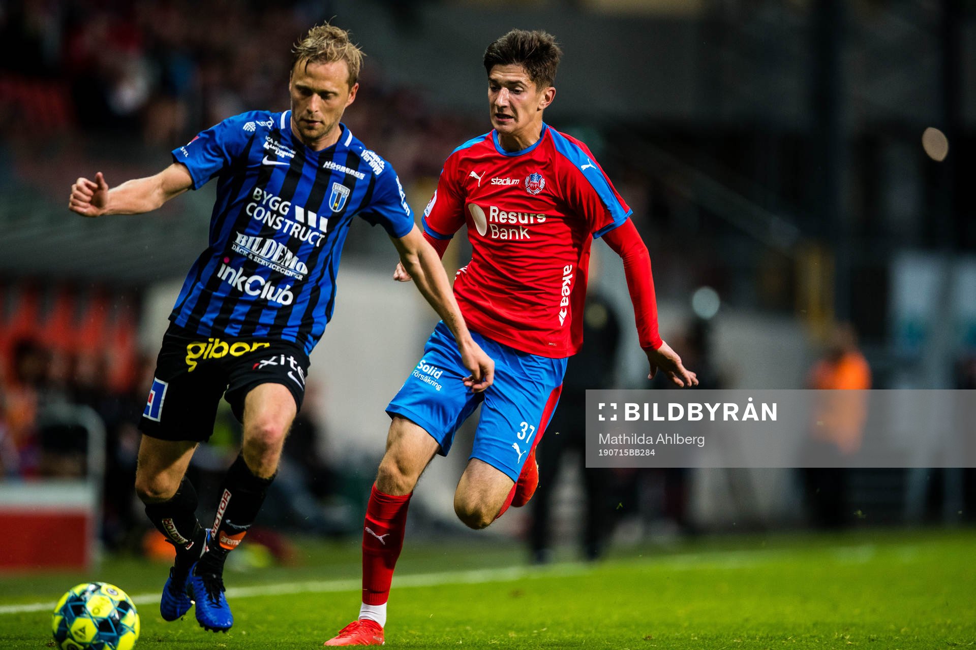 Sirius Christer Gustafsson och Helsingborgs Armin Gigovic