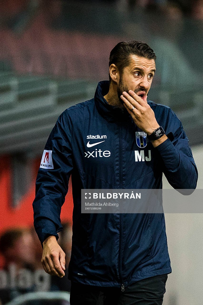 Sirius tränare Mirza Jelecak