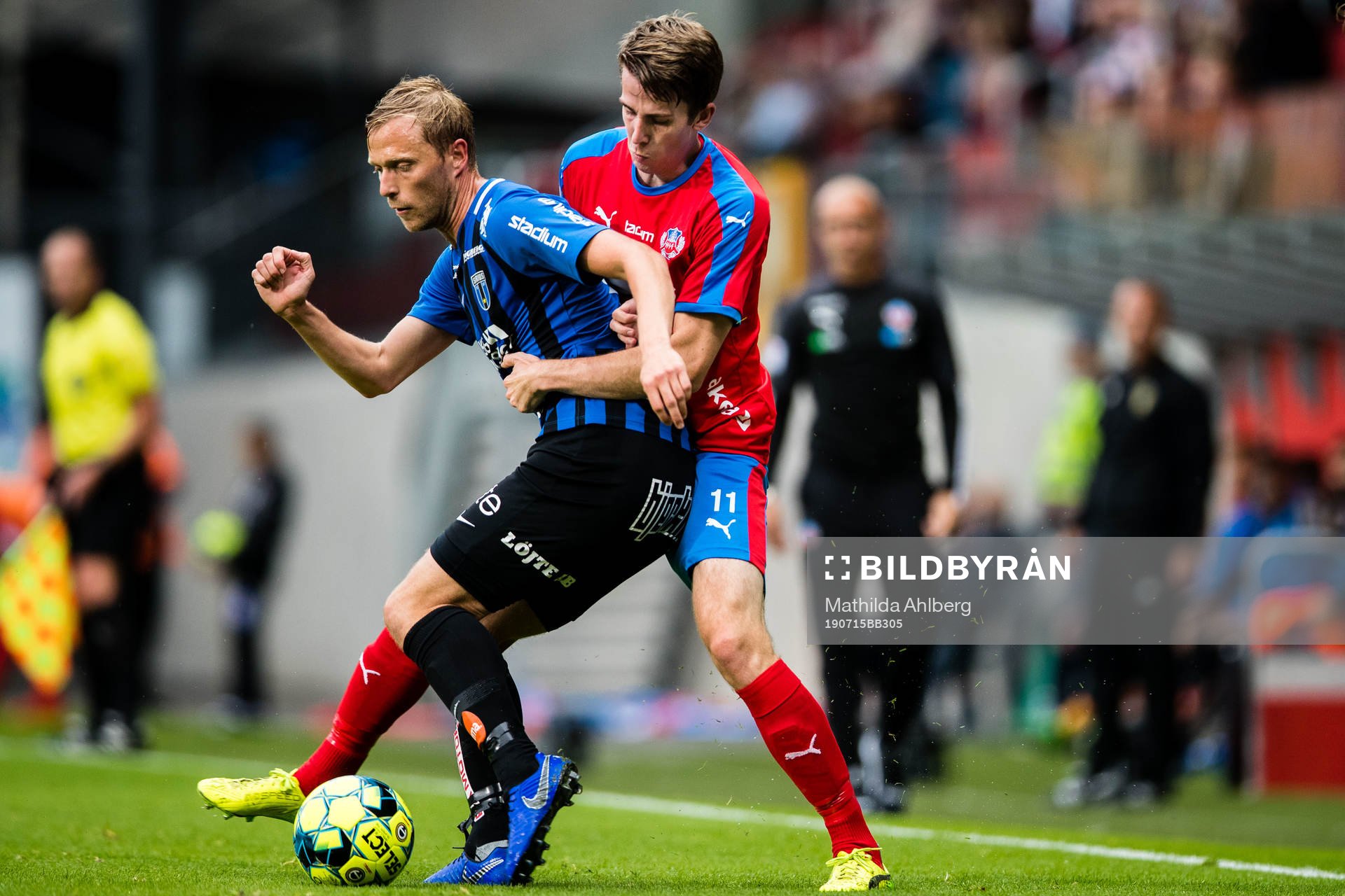 Sirius Christer Gustafsson och Helsingborgs Adam Eriksson