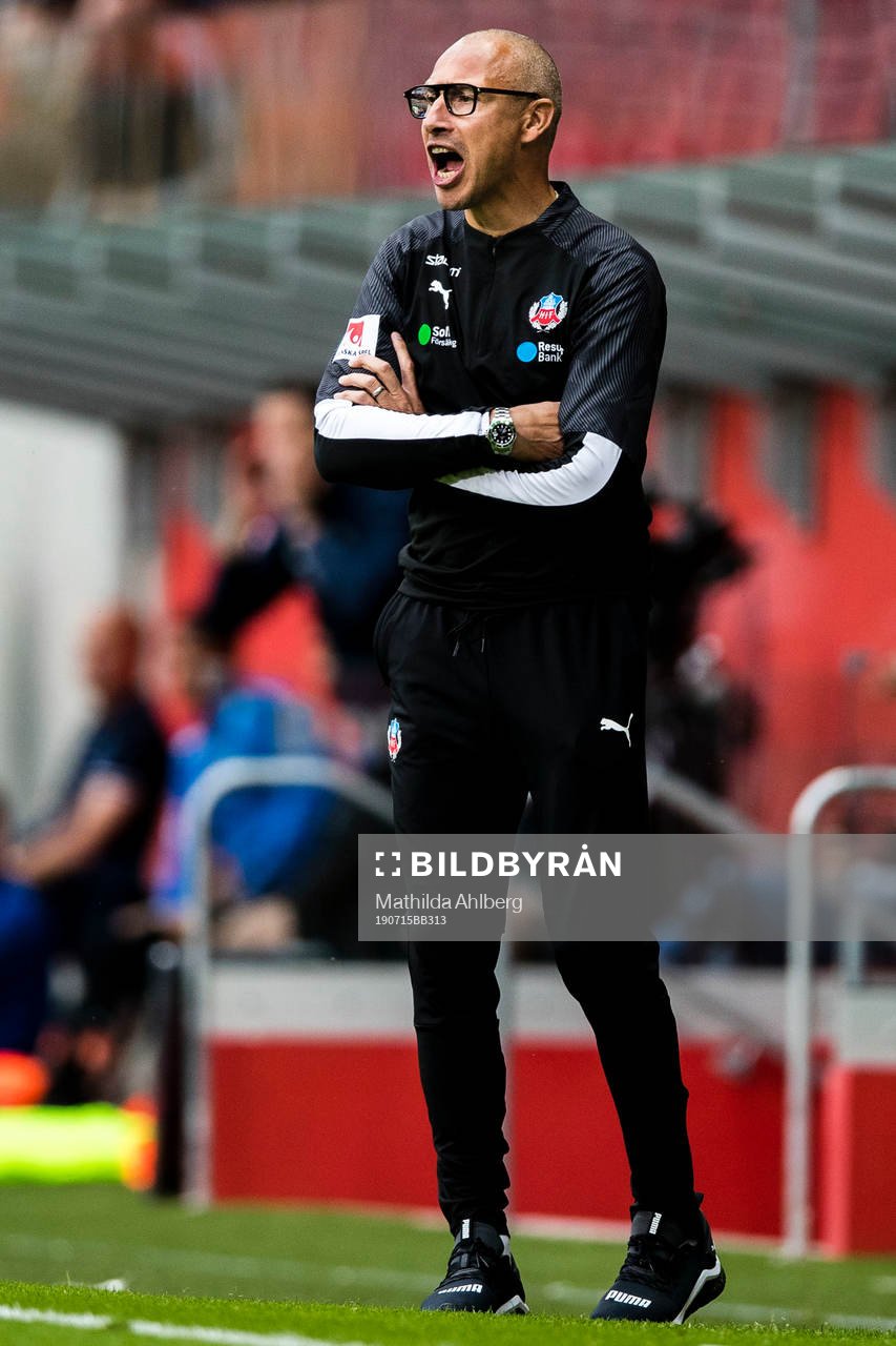 Helsingborgs tränare Henrik Larsson