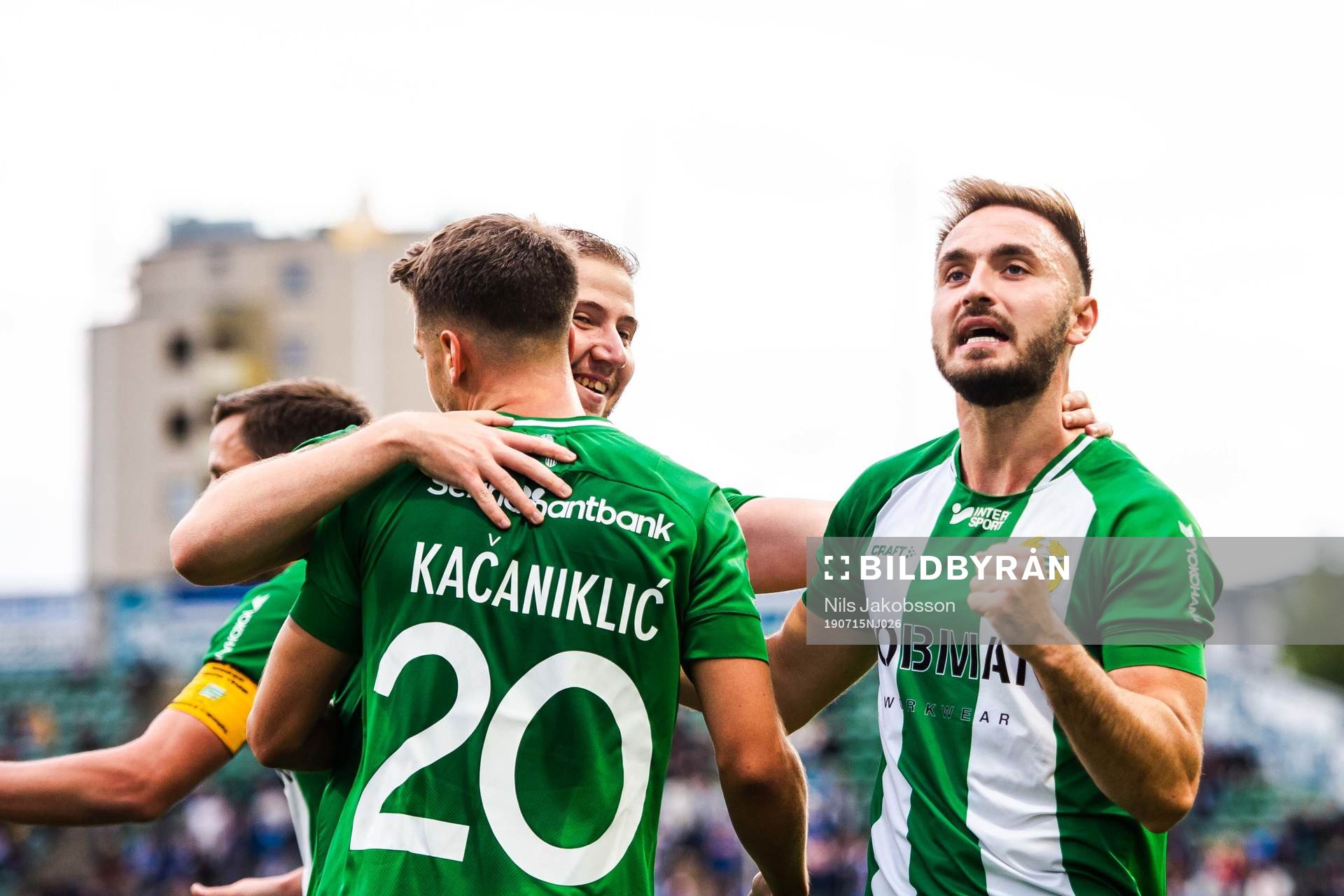Hammarbys Muamer Tankovic jublar