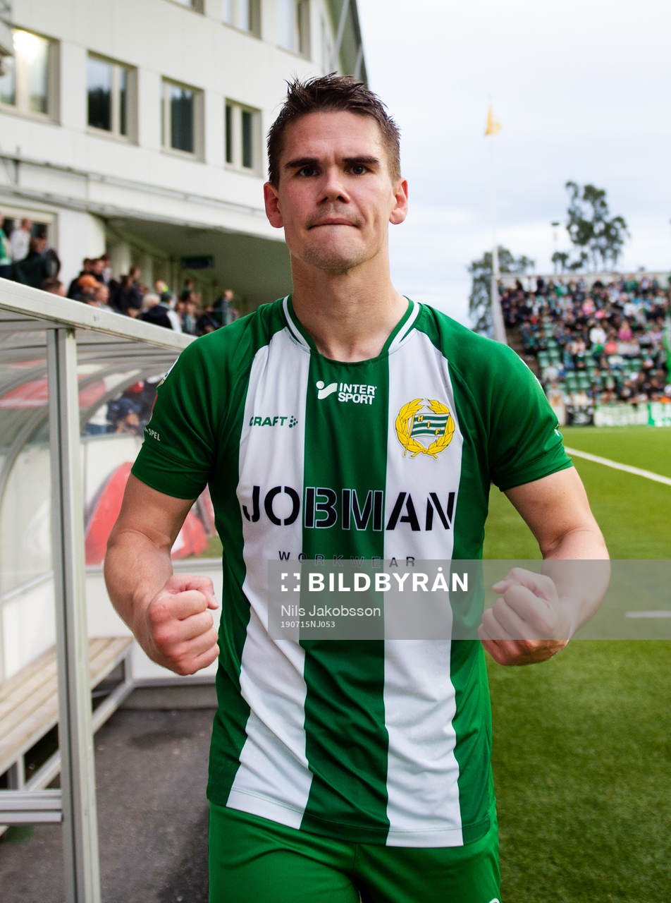 Hammarbys Vidar Örn Kjartansson jublar