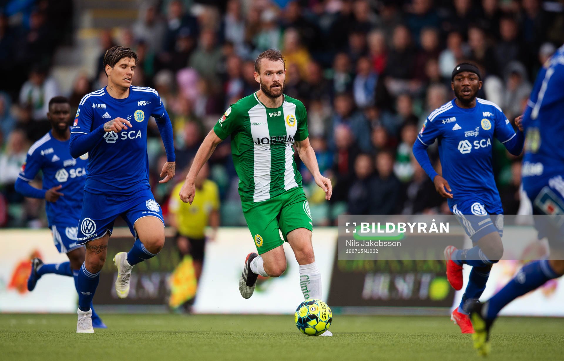 Sundsvalls David Batanero och Hammarbys Mads Fenger
