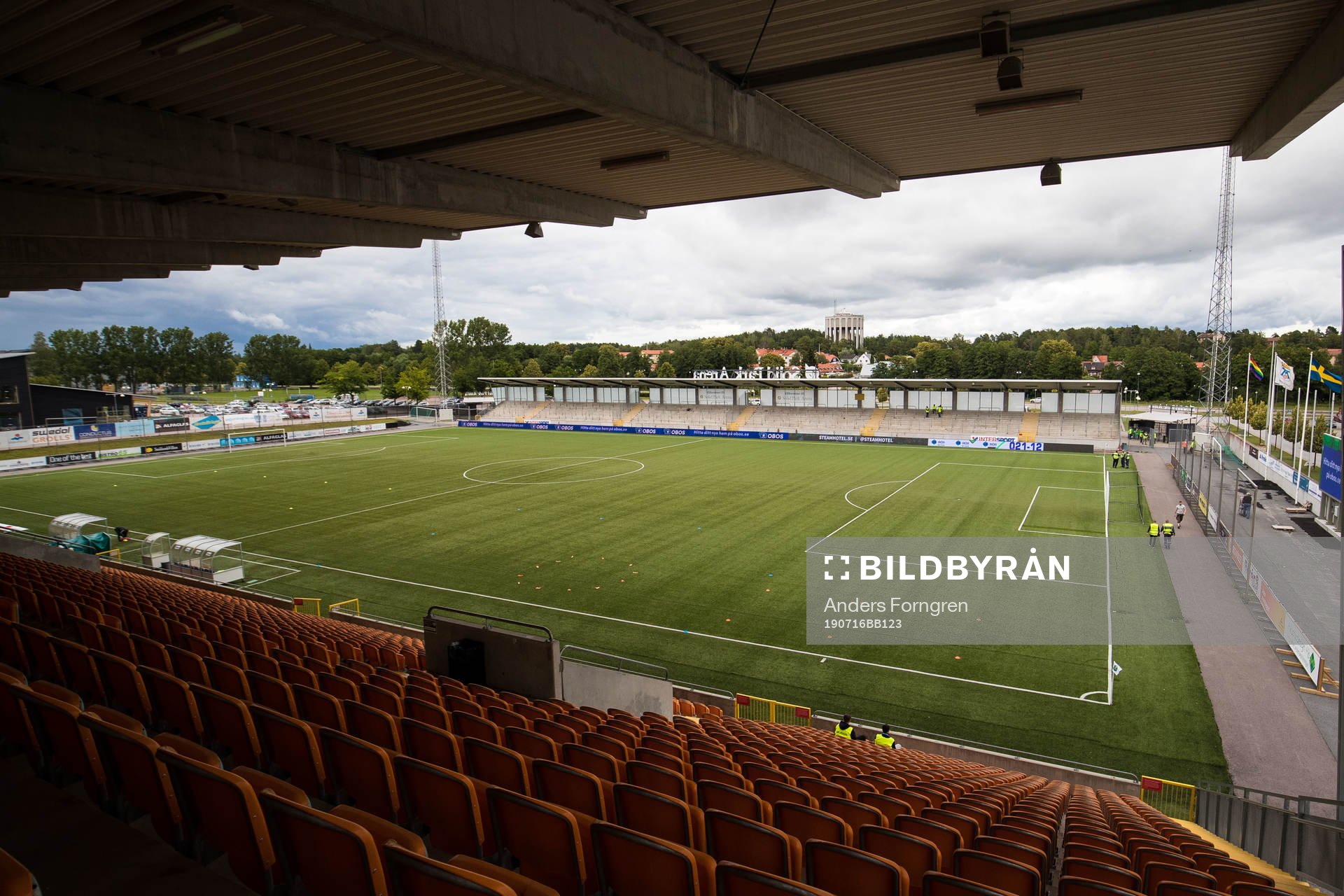 Solid Park innan fotbollsmatchen i Superettan mellan