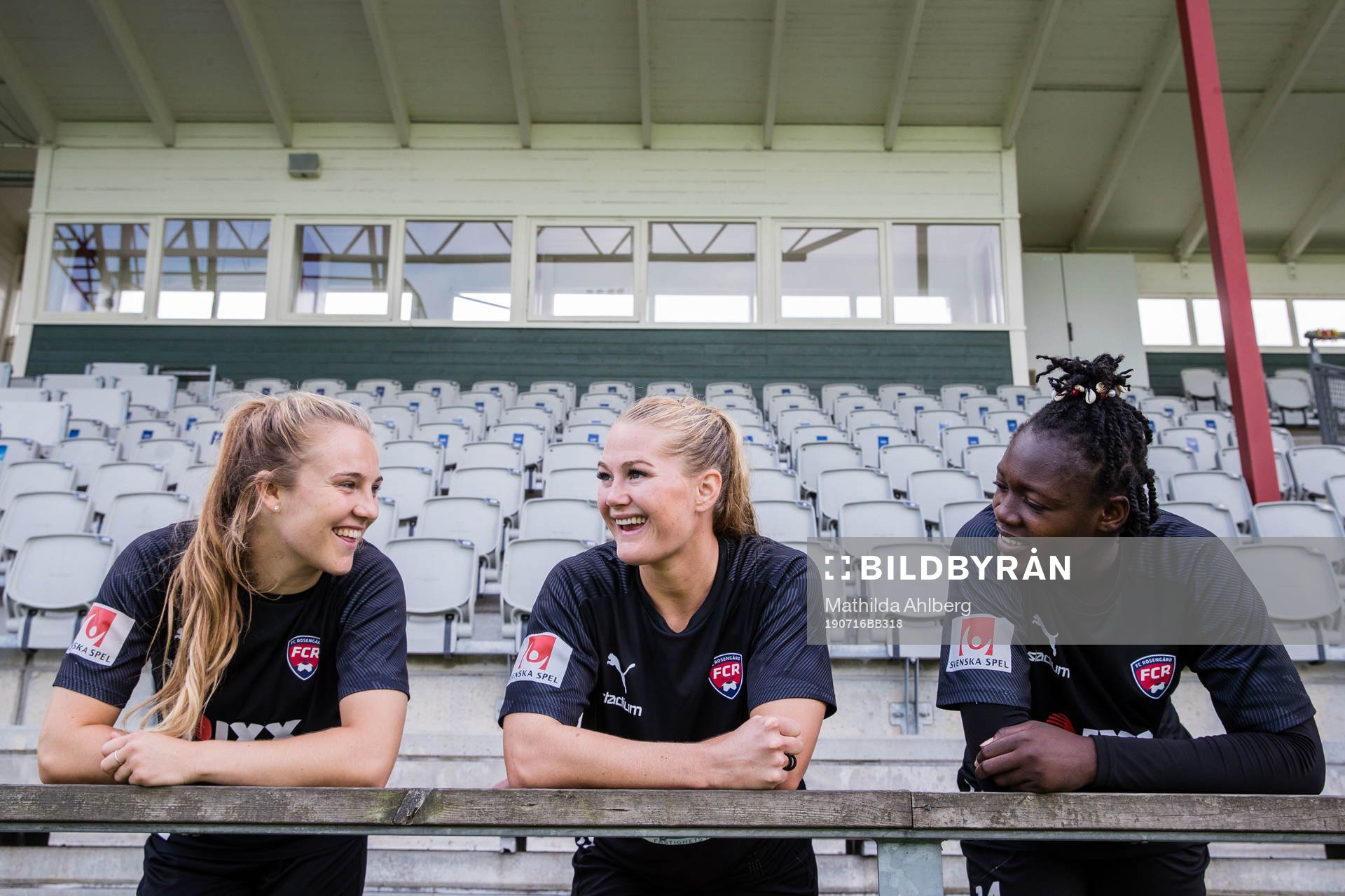 Rosengårds Lisa-Marie Utland, Fiona Brown och Anam Imo