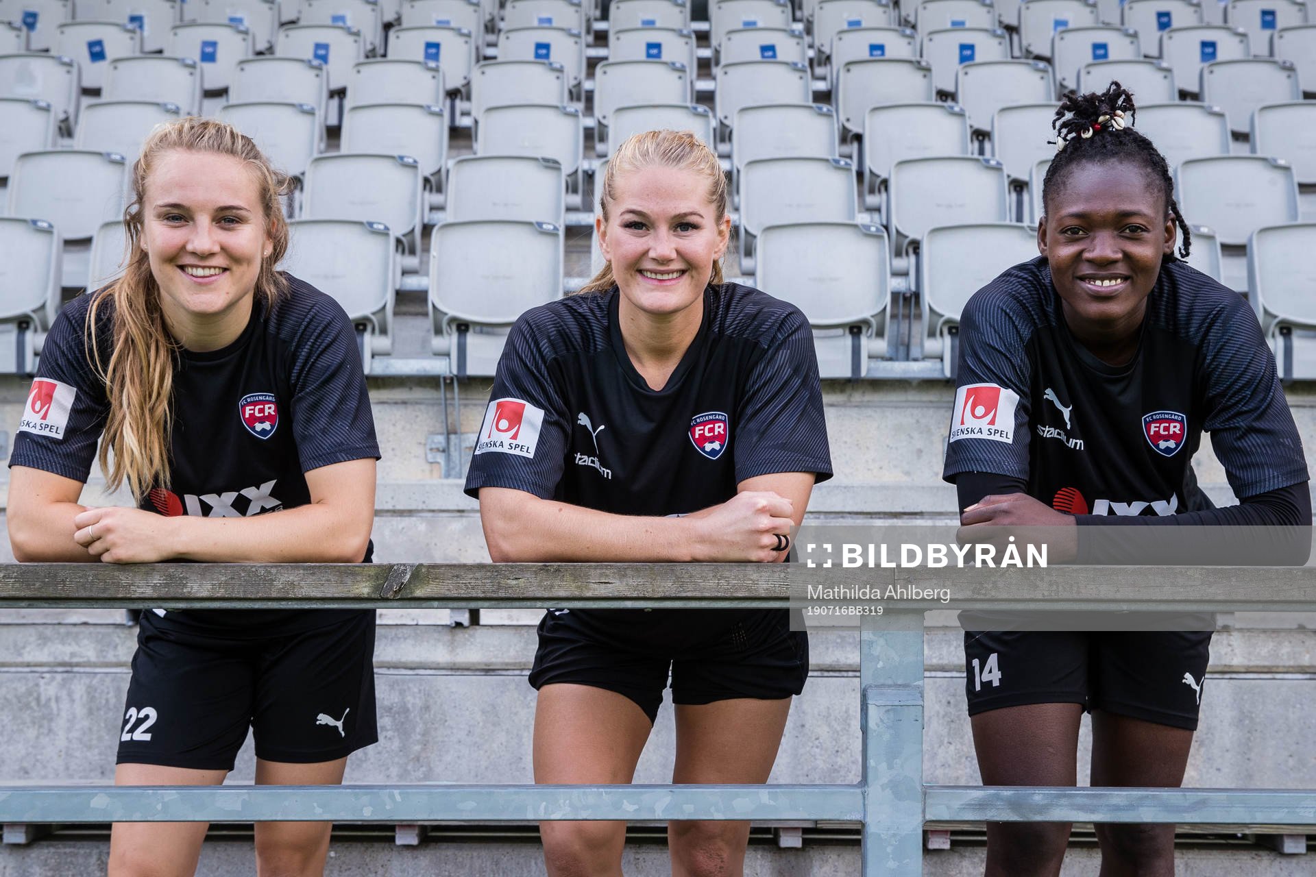 Rosengårds Lisa-Marie Utland, Fiona Brown och Anam Imo