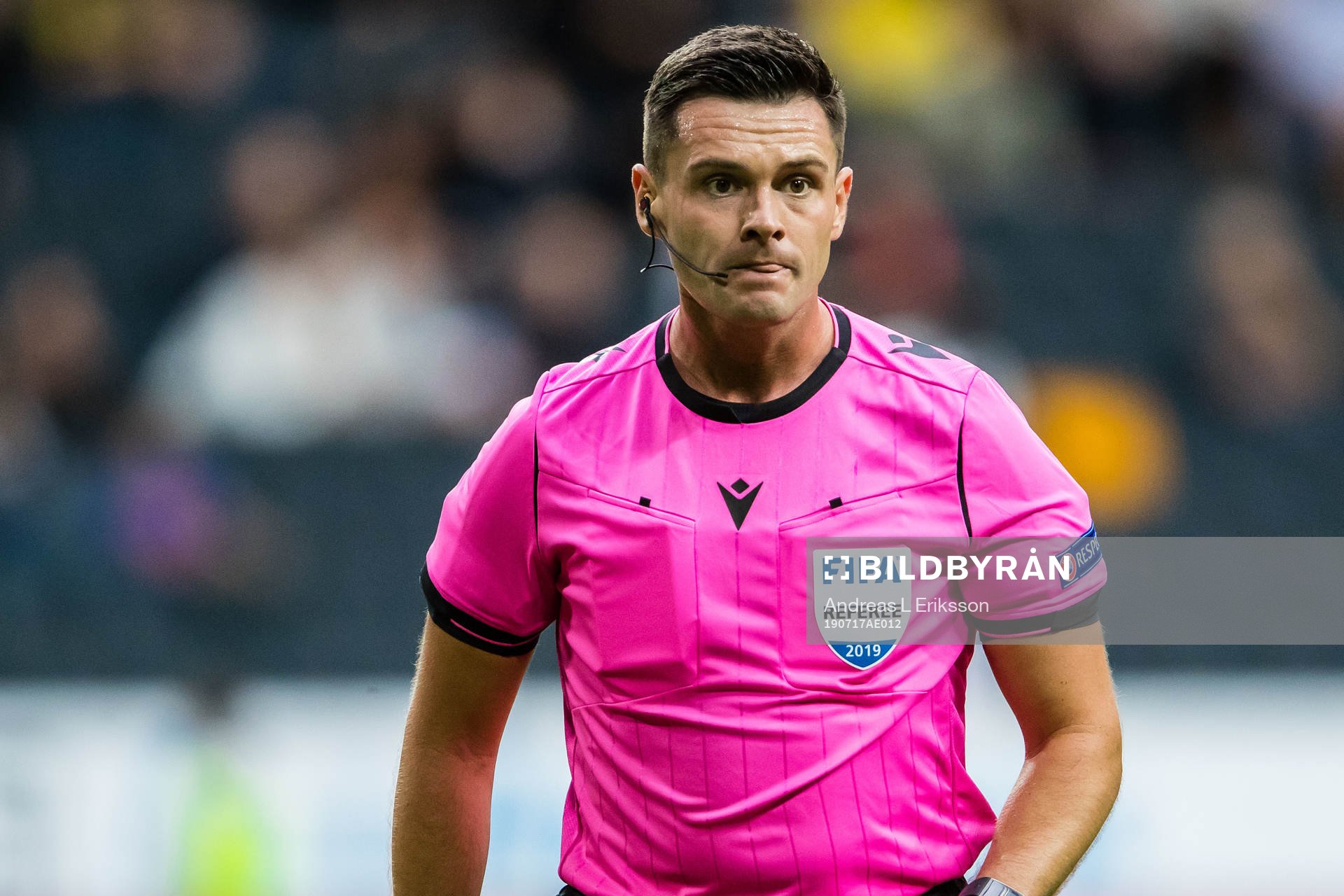 Referee Robert Hennessy