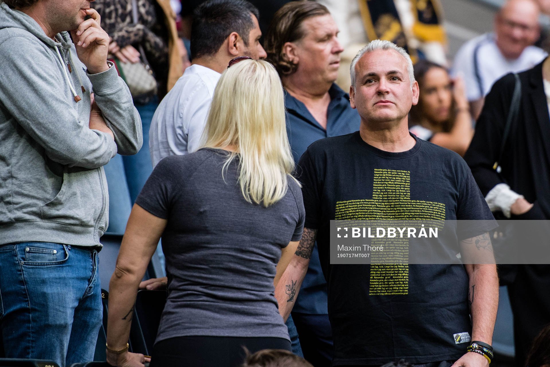 Johan Segui in the stands