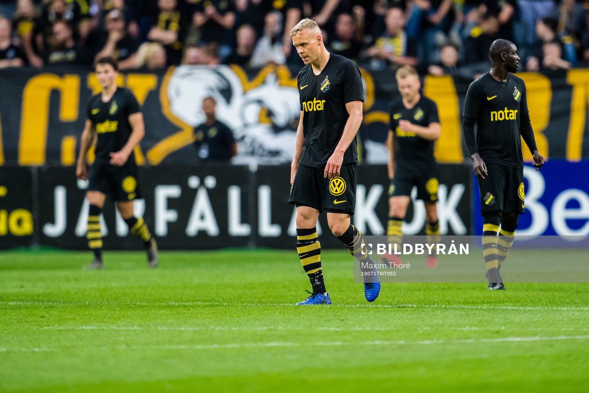 Kolbeinn Sigthorsson of AIK looks dejected