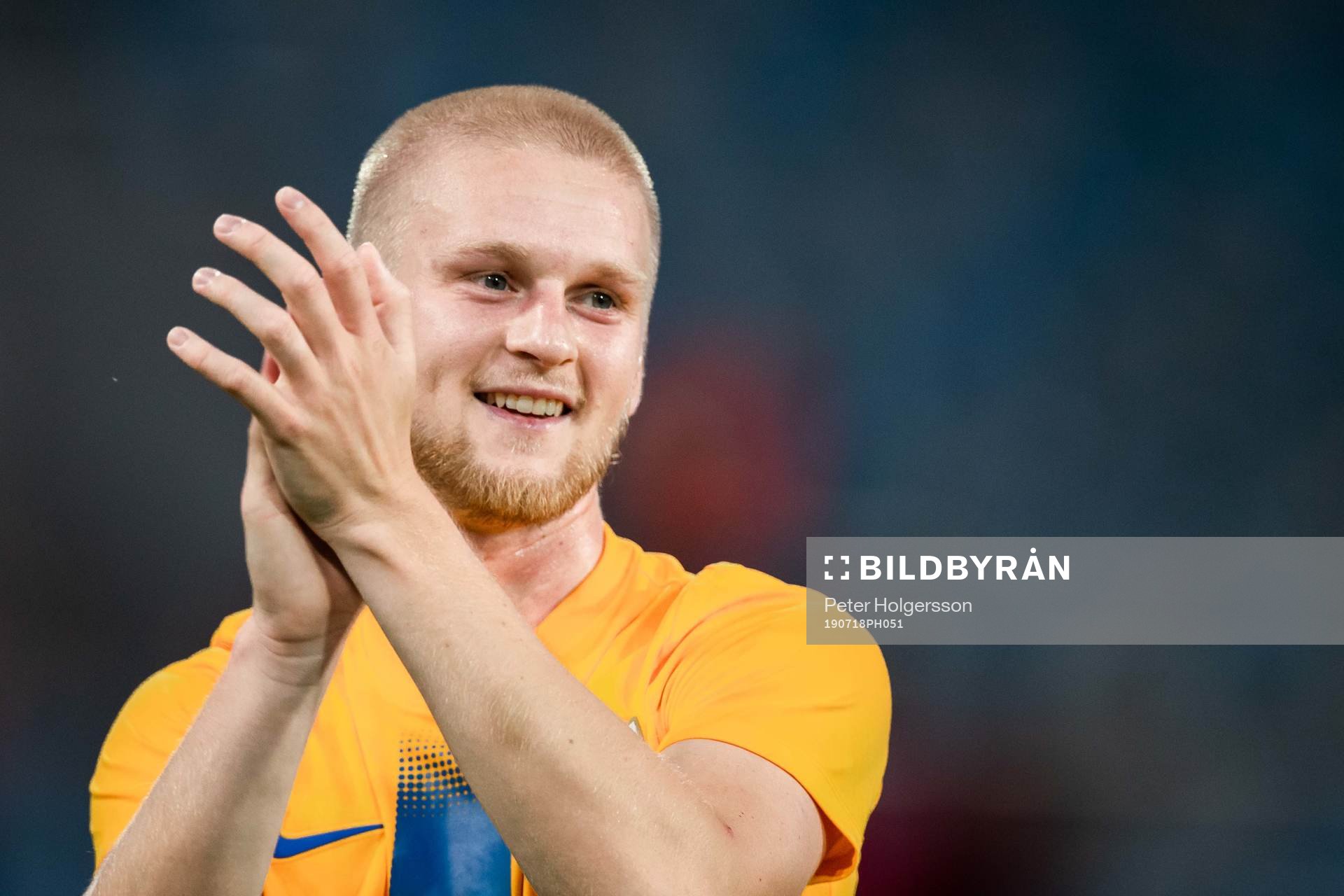 Kalle Holmberg of IFK Norrköping celebrates