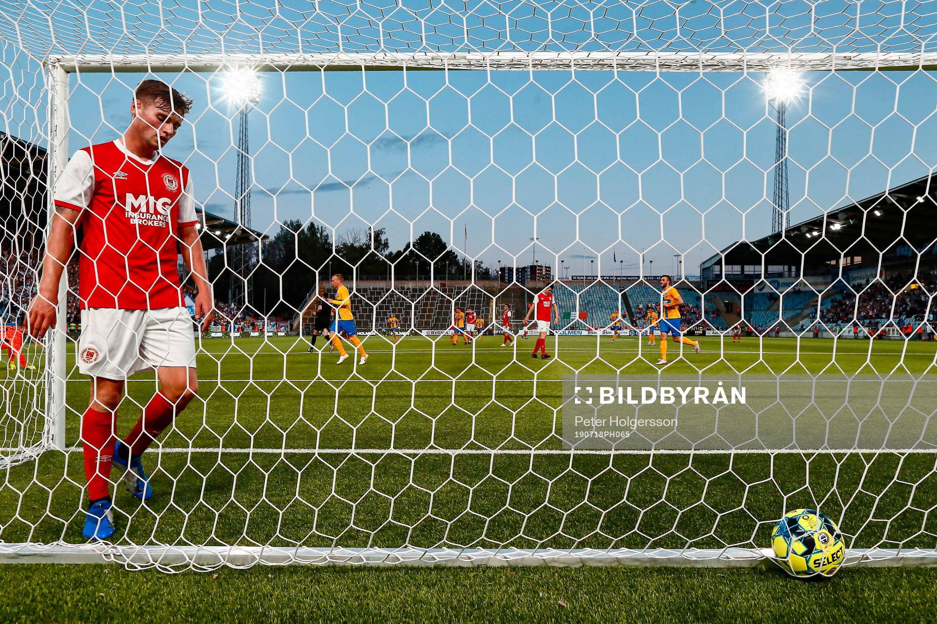 Kevin Toner of St Patrick's looks dejected